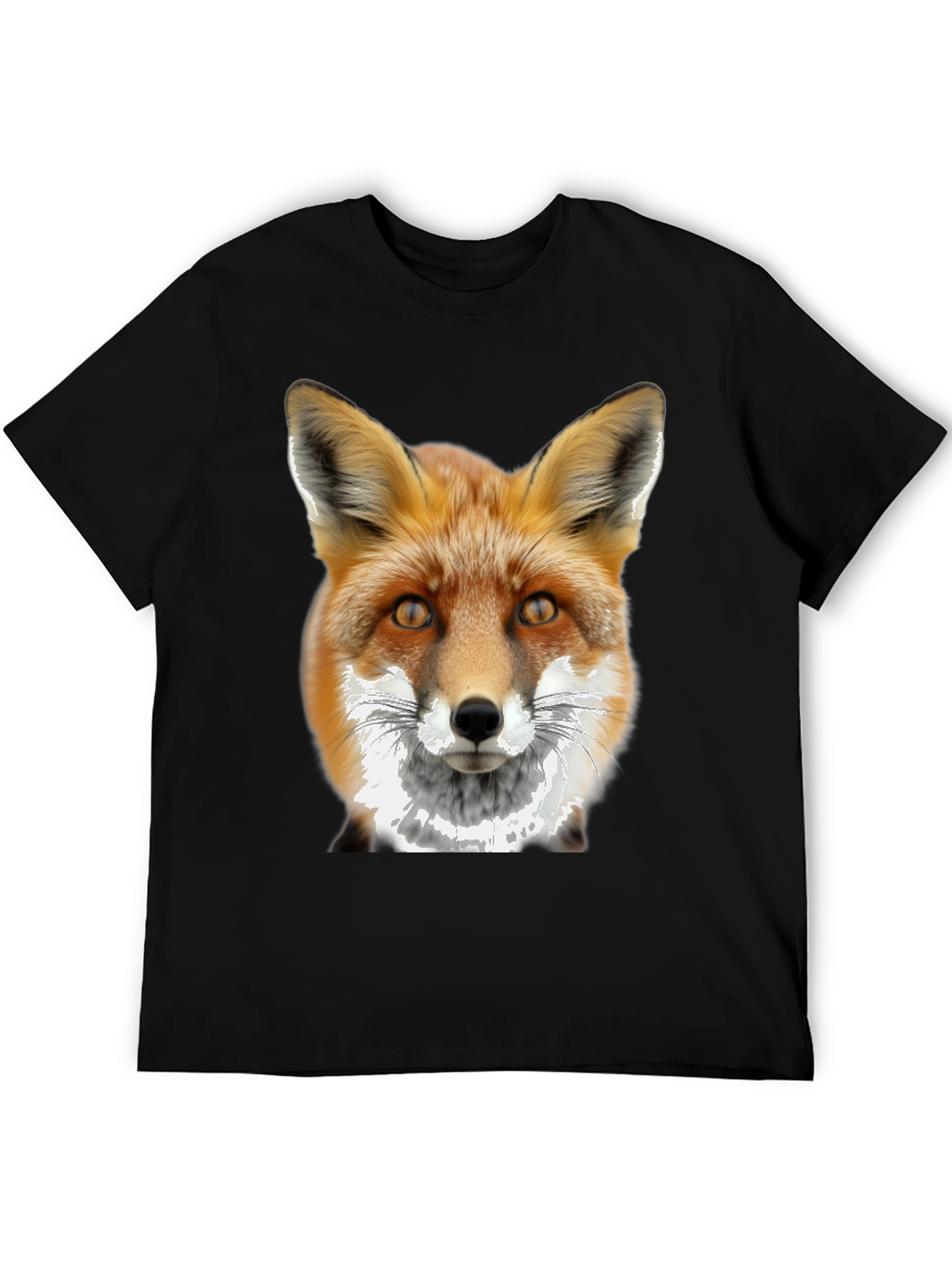 Black Fox Graphic Tee - Men's Black T-Shirt view 5