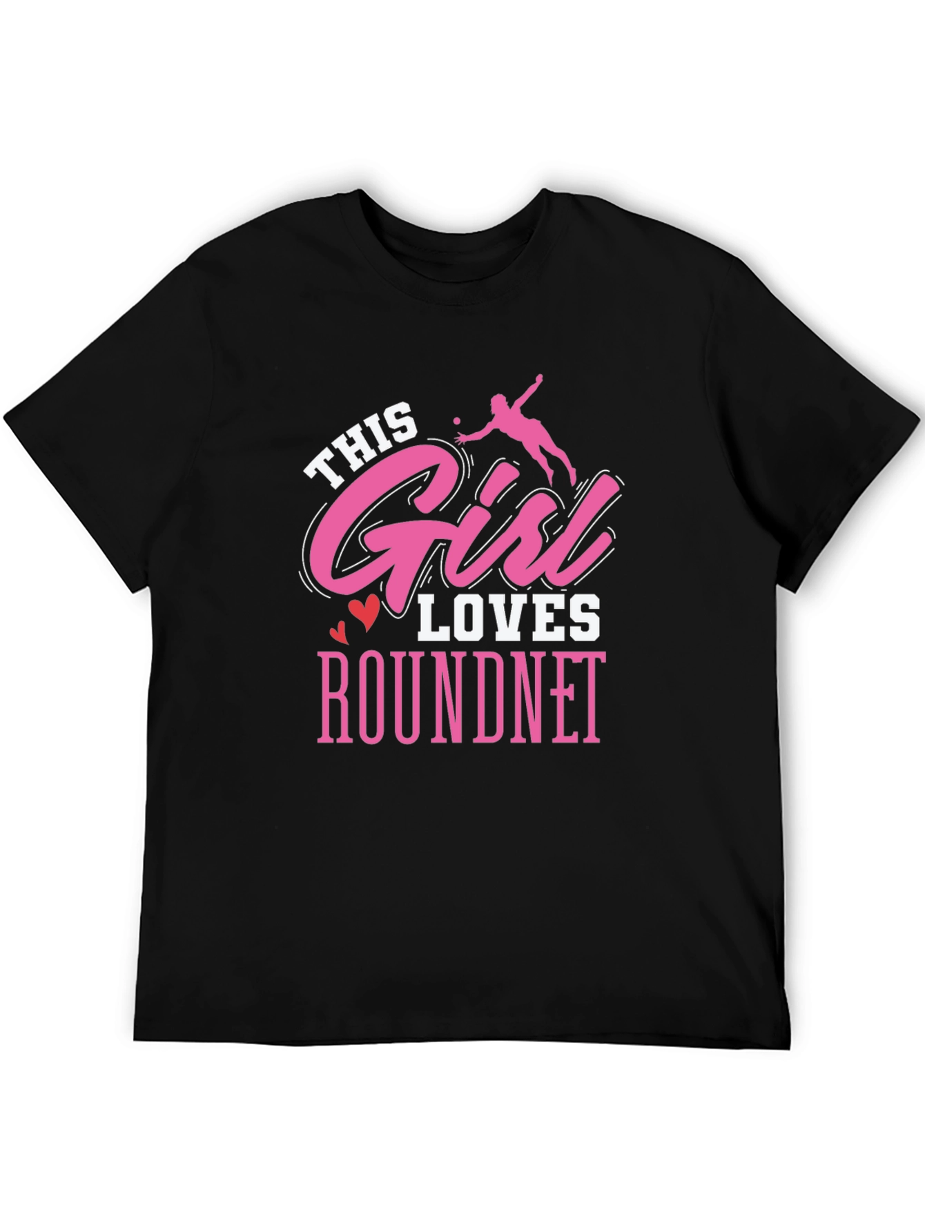 Roundnet Lover Tee - This Girl Loves Roundnet Graphic T-Shirt - 5