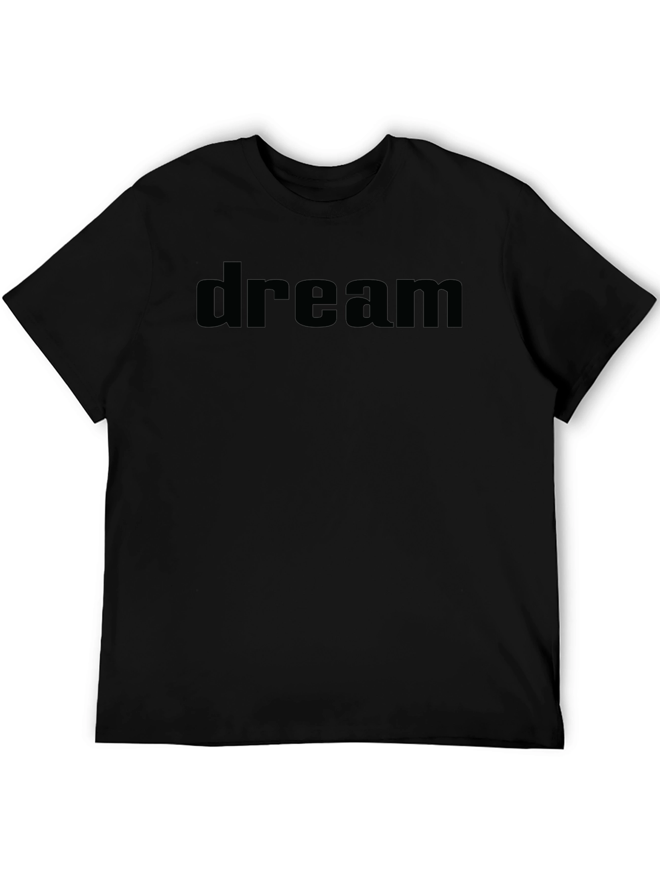 Black Dream T-Shirt - Soft Cotton Casual Tee view 5
