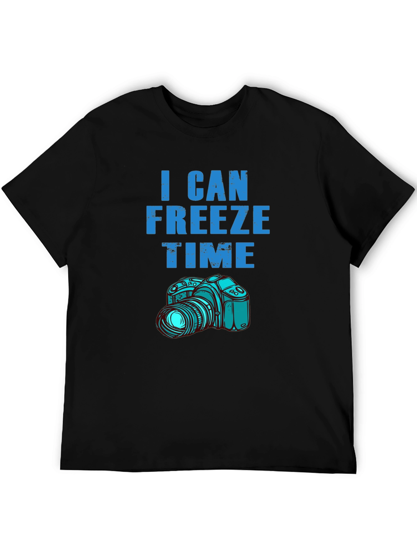 Black I Can Freeze Time Photographer T-Shirt view 5