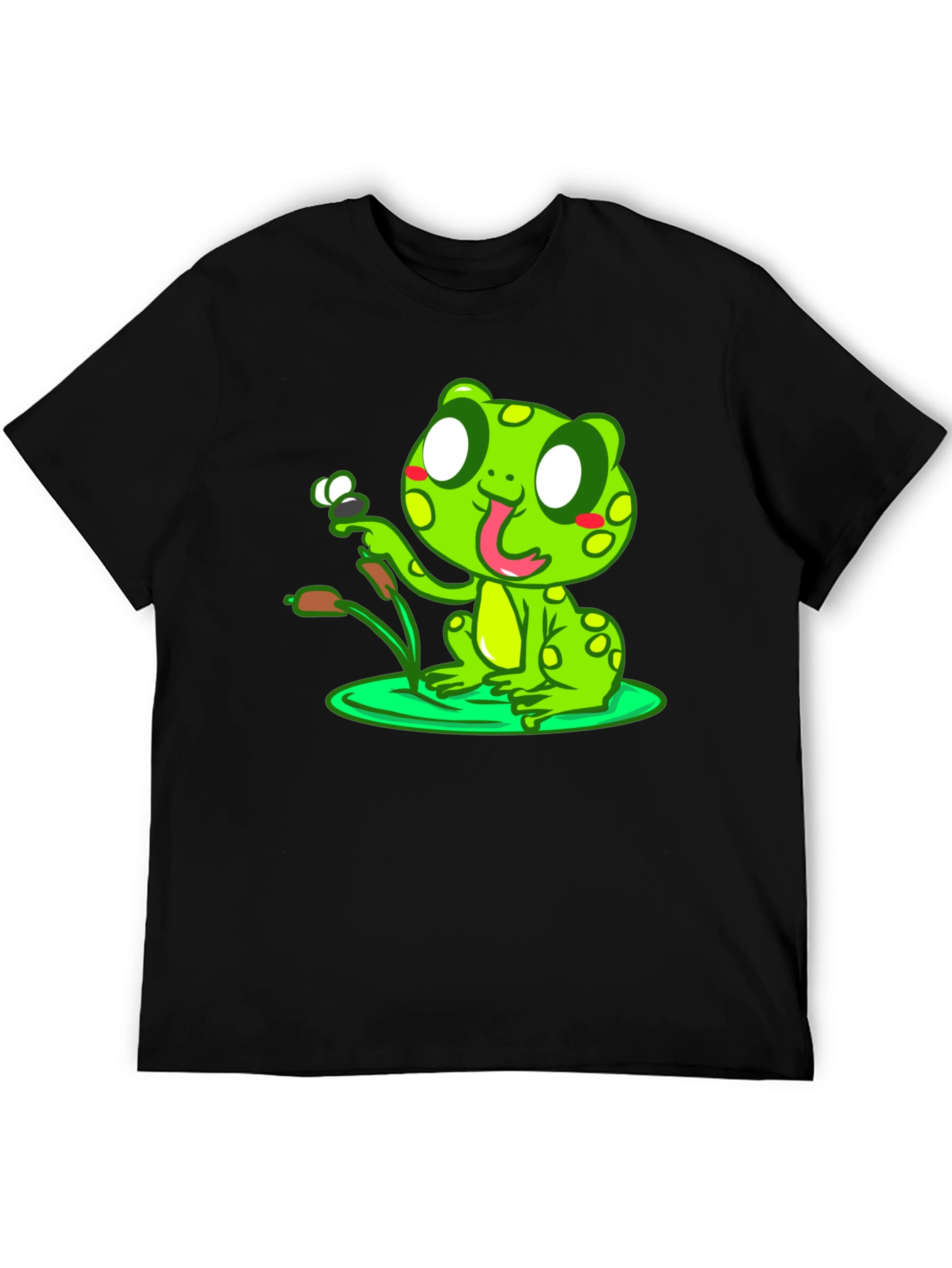 Black Frog Graphic Black T-Shirt view 5