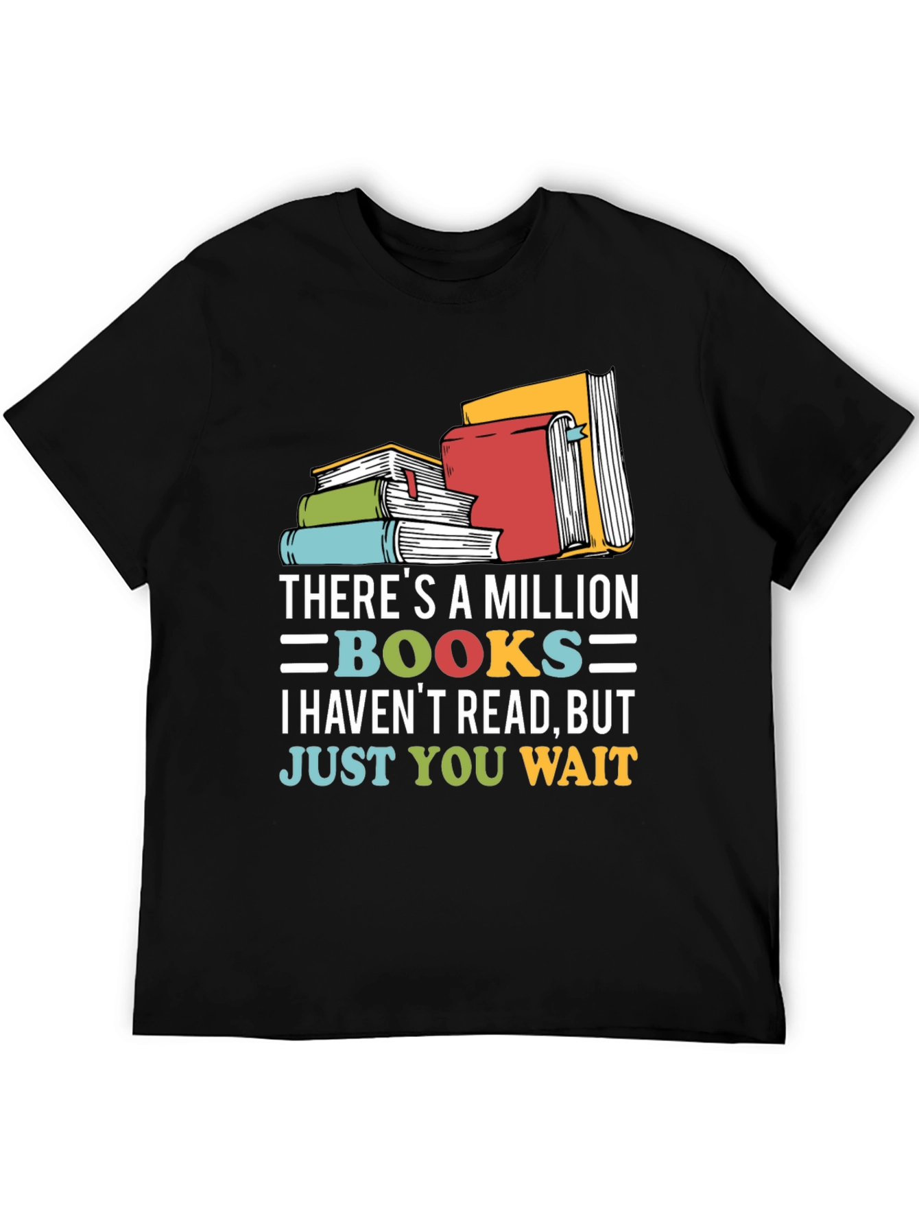 Black Book Lover T-Shirt: A Million Books view 5