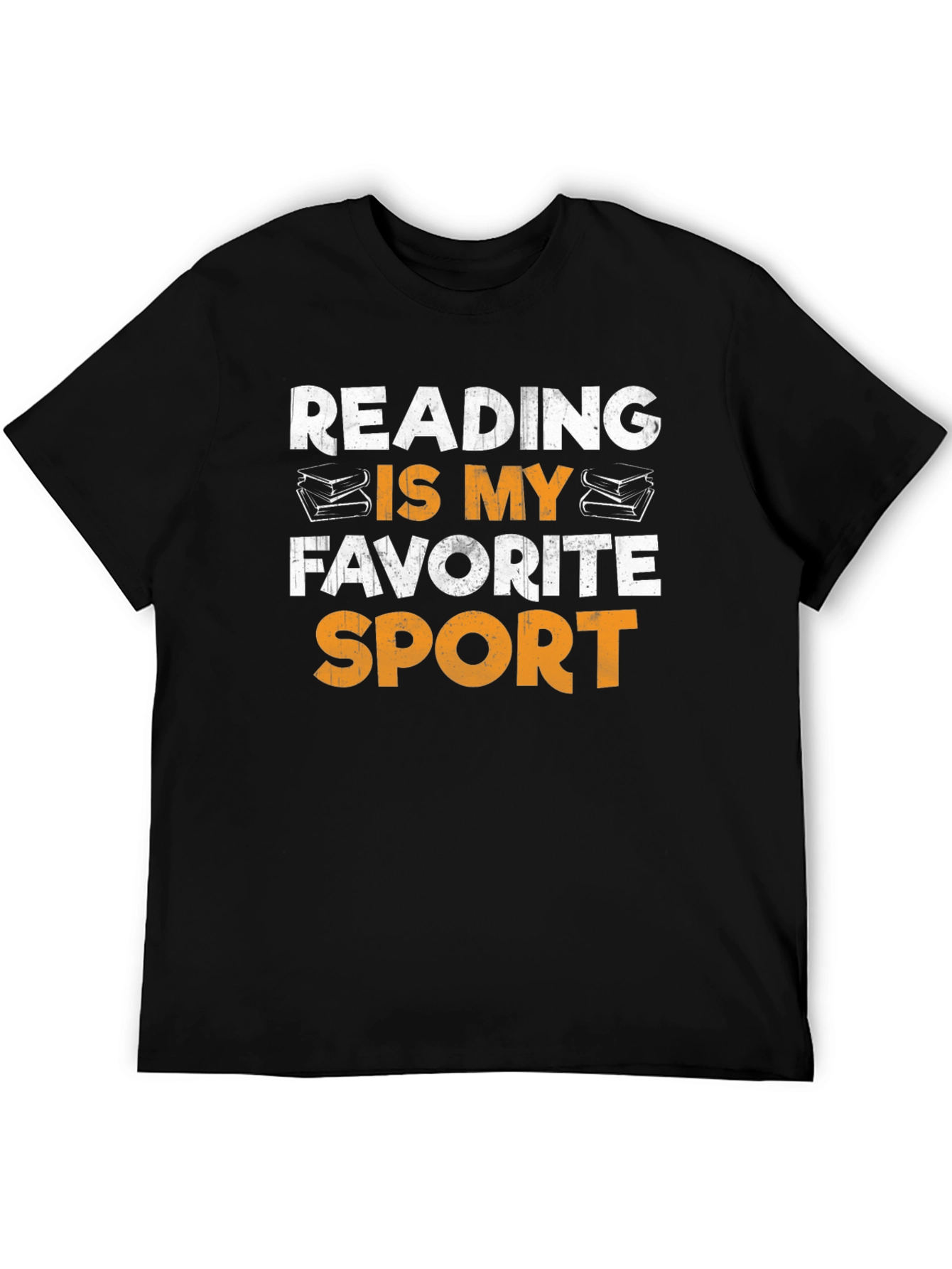 Black Reading Is My Favorite Sport Graphic Tee view 5