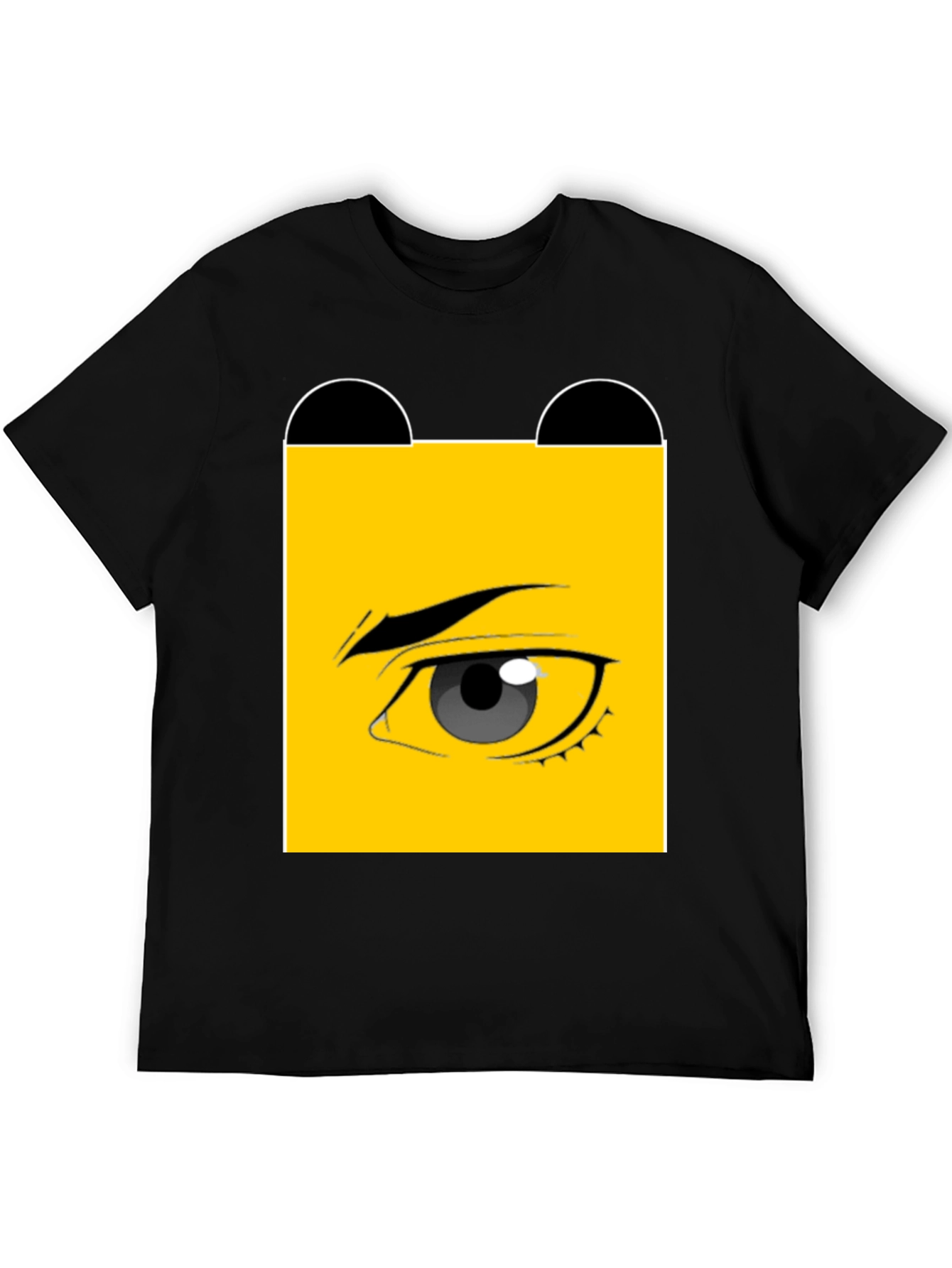 Black Eye Graphic Black T-Shirt - Unique Design view 5