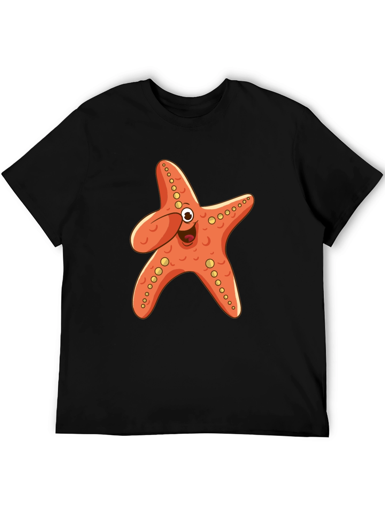 Black Starfish Graphic Tee - Fun & Unique Design view 5