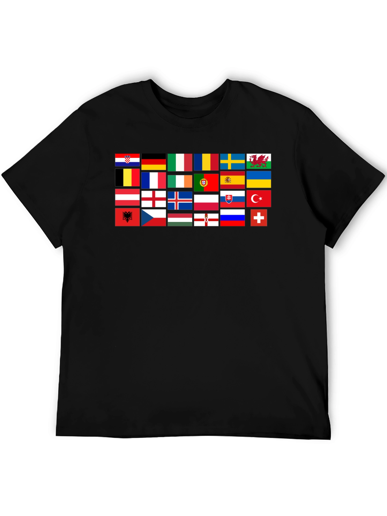 Flags of Europe Graphic T-Shirt - 5