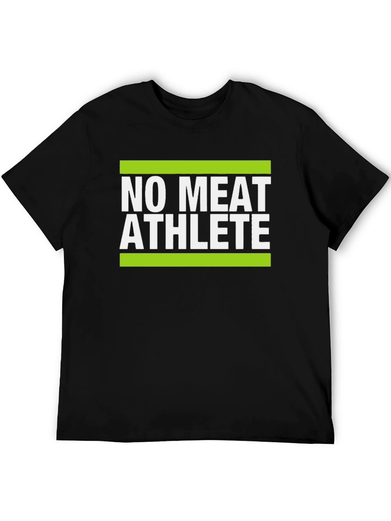 Black No Meat Athlete Graphic T-Shirt view 5