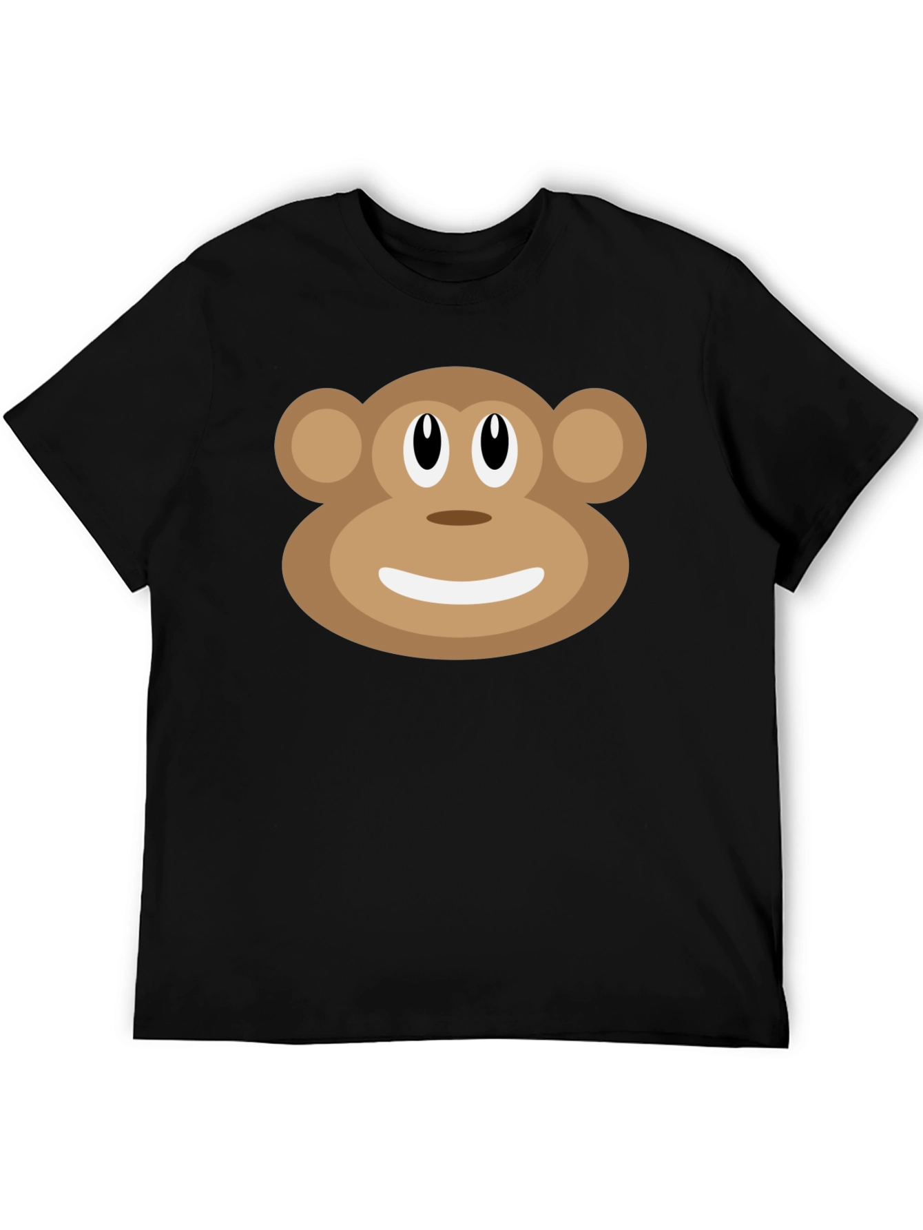 Black Monkey Face Graphic T-Shirt - Fun & Casual view 5