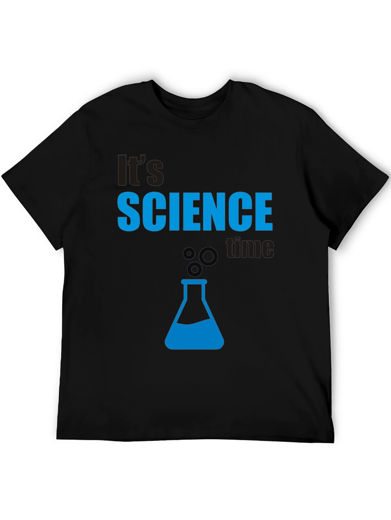 Black It's Science Time T-Shirt view 5