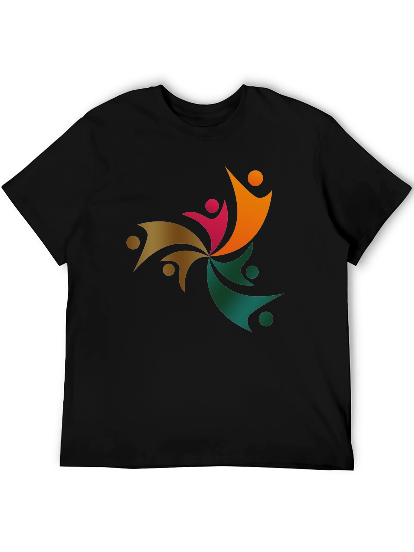 Black Community Unity Graphic T-Shirt - Soft Cotton Blend view 5