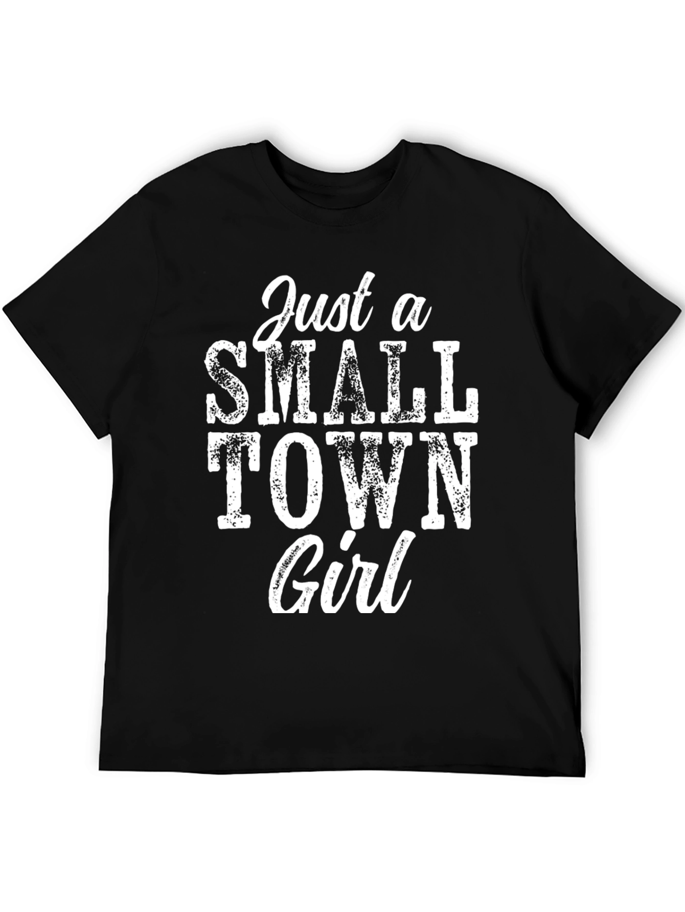 Black Just a Small Town Girl Graphic Tee view 5