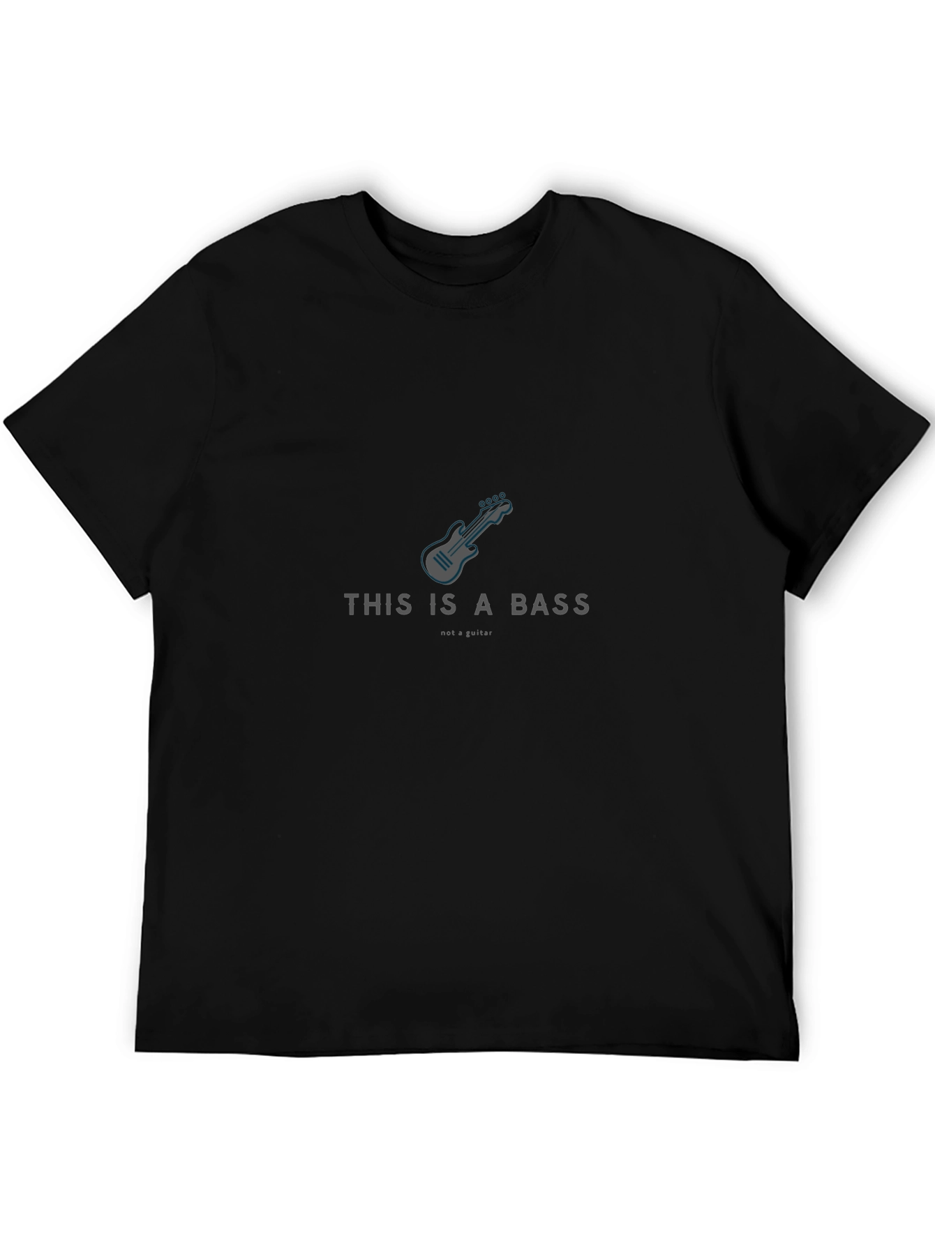 Black This Is A Bass Funny Music T-Shirt view 5