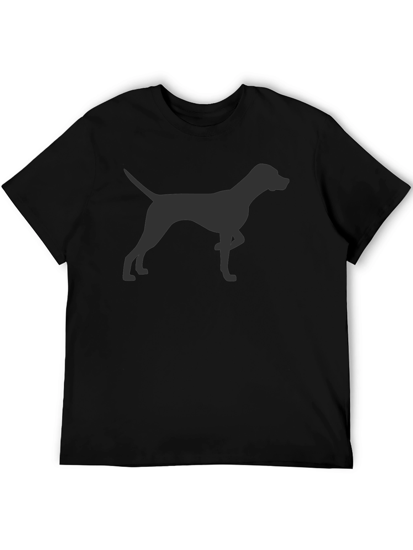 Black Black Dog Silhouette Graphic Tee view 5