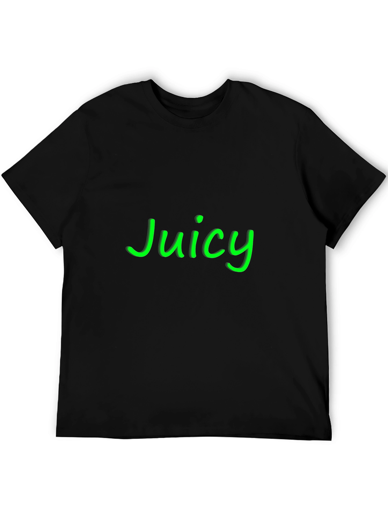 Black Juicy Black Graphic Tee - Casual Style view 5
