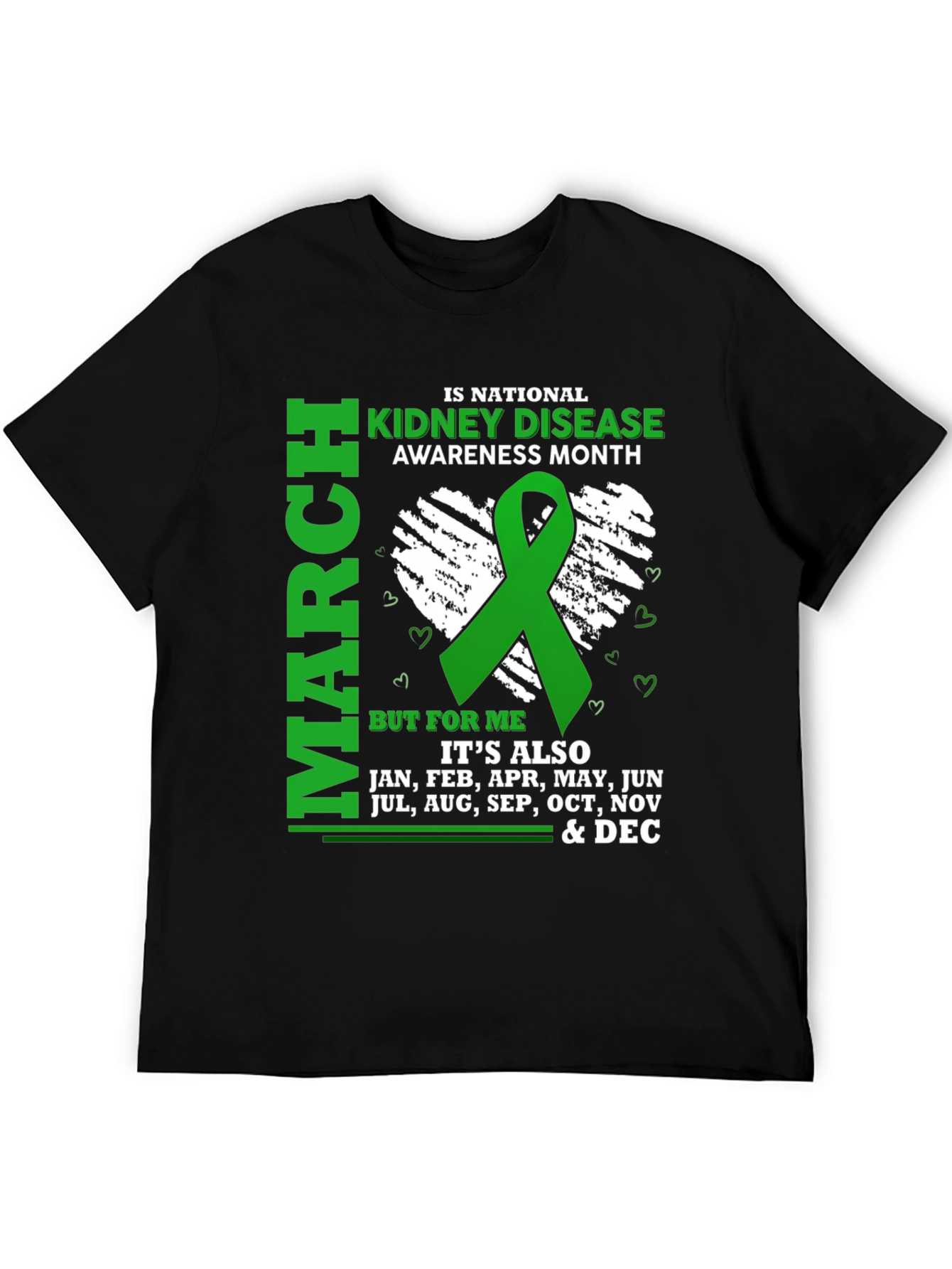 Black Kidney Disease Awareness Month T-Shirt view 5