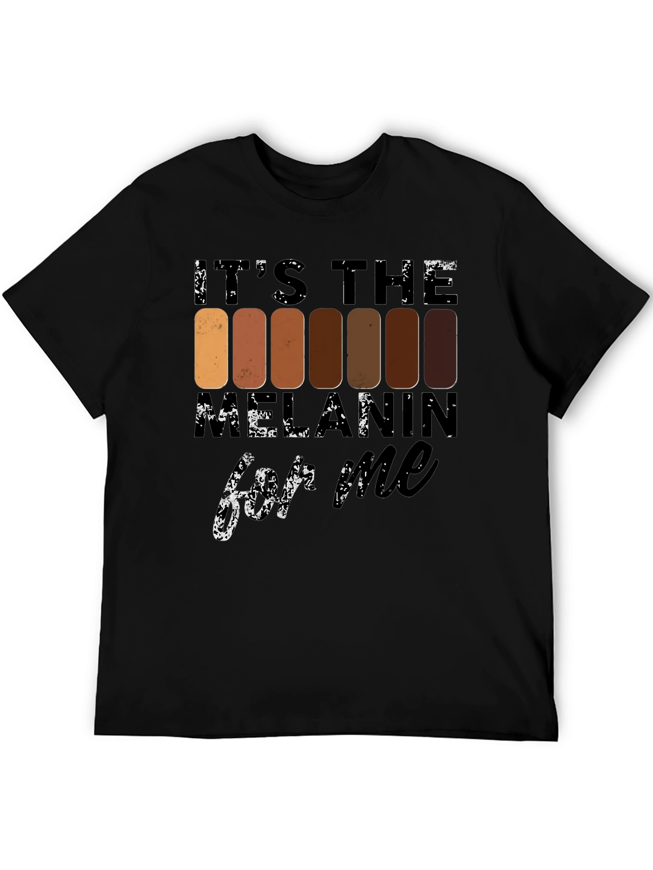 Black Melanin T-Shirt - It's The Melanin For Me view 5