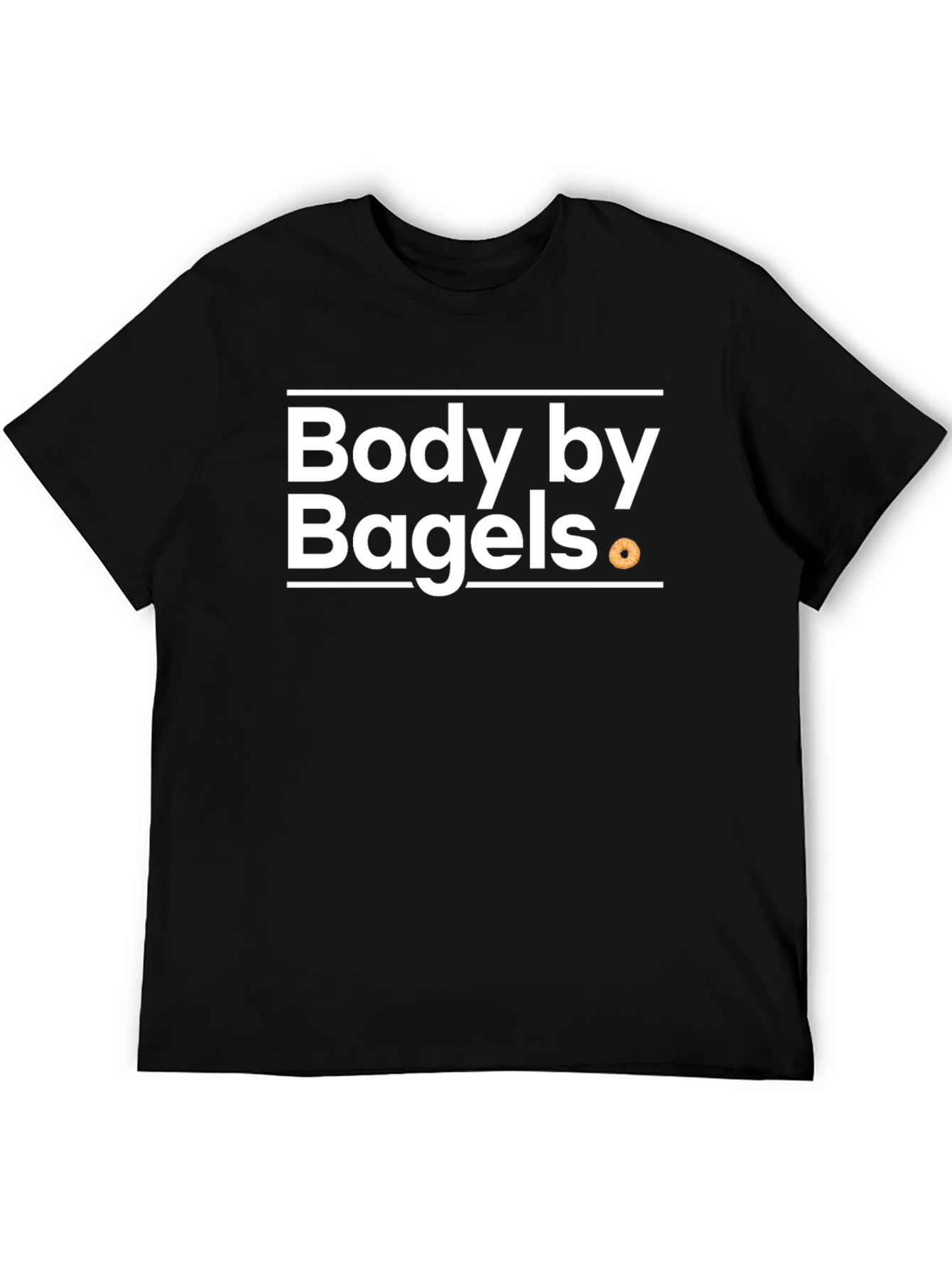 Black Body by Bagels T-Shirt - Novelty Foodie Tee view 5