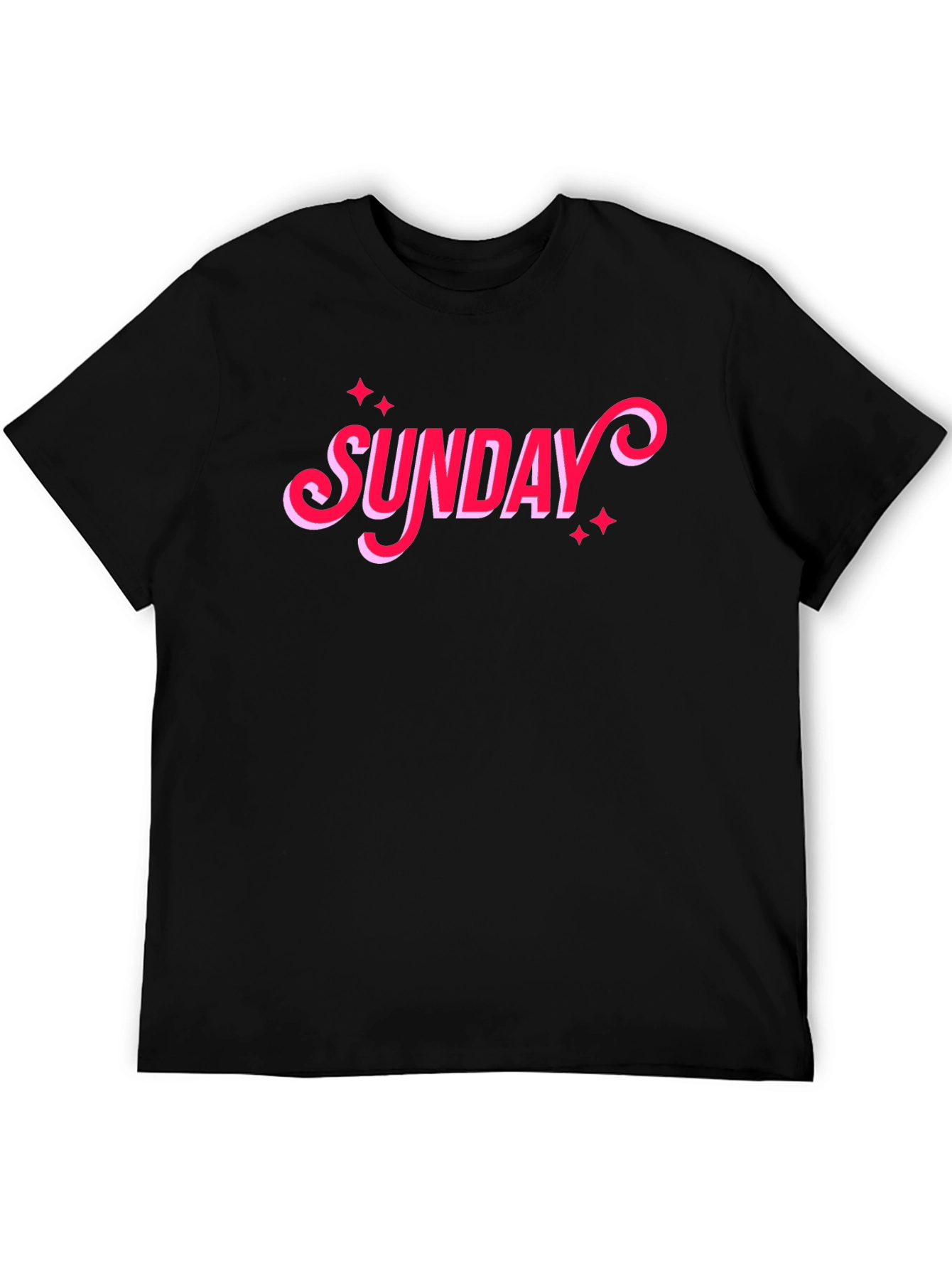 Black Sunday Graphic T-Shirt - Casual Style view 5