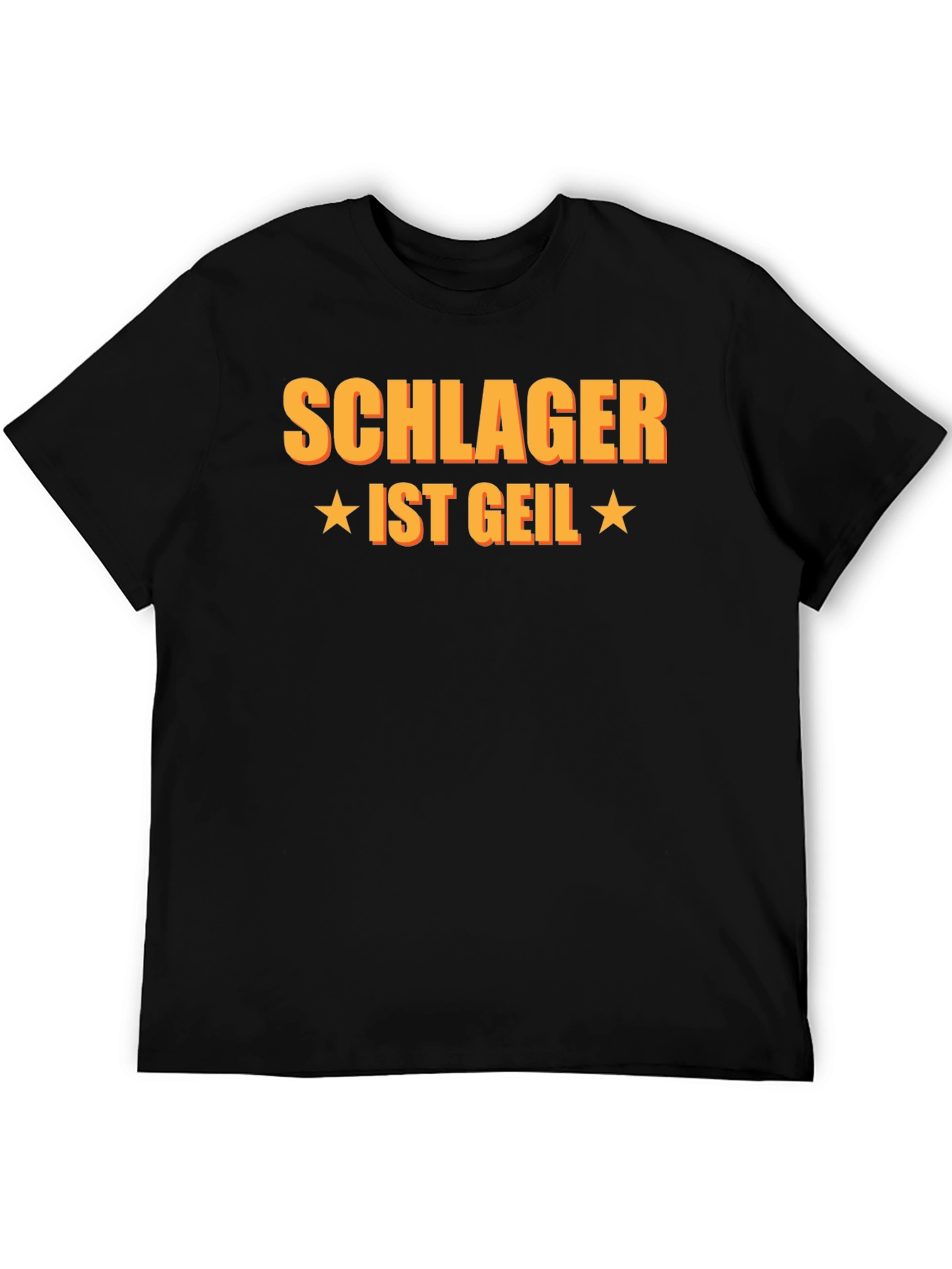 Black Schlager Ist Geil Graphic T-Shirt view 5