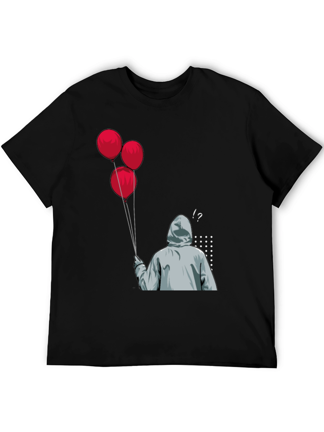 IT Pennywise T-Shirt: Red Balloons & Creepy Clown Design - 5