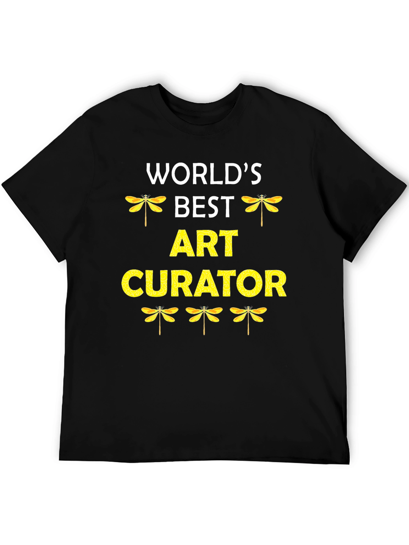 Black World's Best Art Curator Graphic Tee view 5