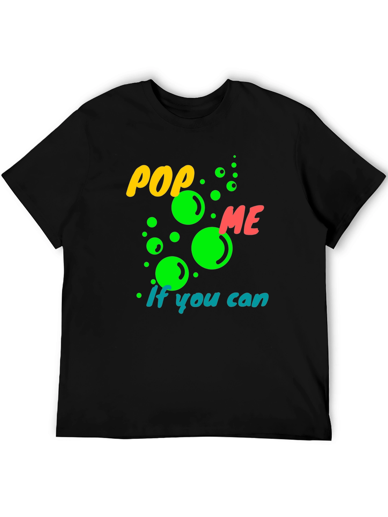 Black Pop Me If You Can Graphic Tee view 5