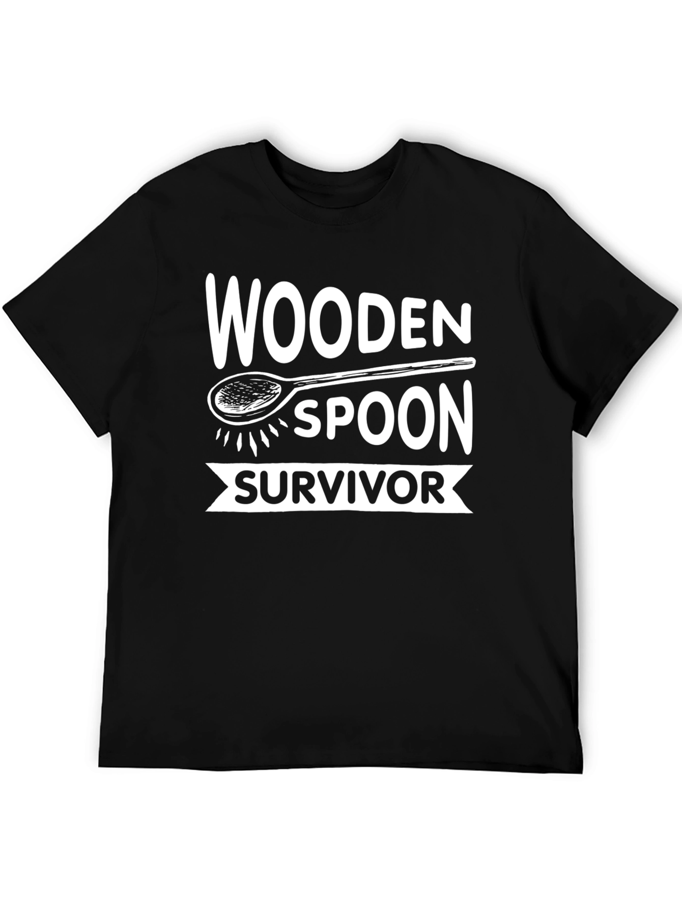 Black Wooden Spoon Survivor T-Shirt view 5