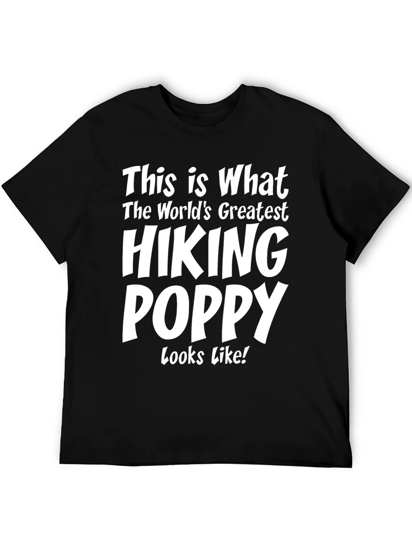 Black Hiking Poppy T-Shirt - World's Greatest! view 5