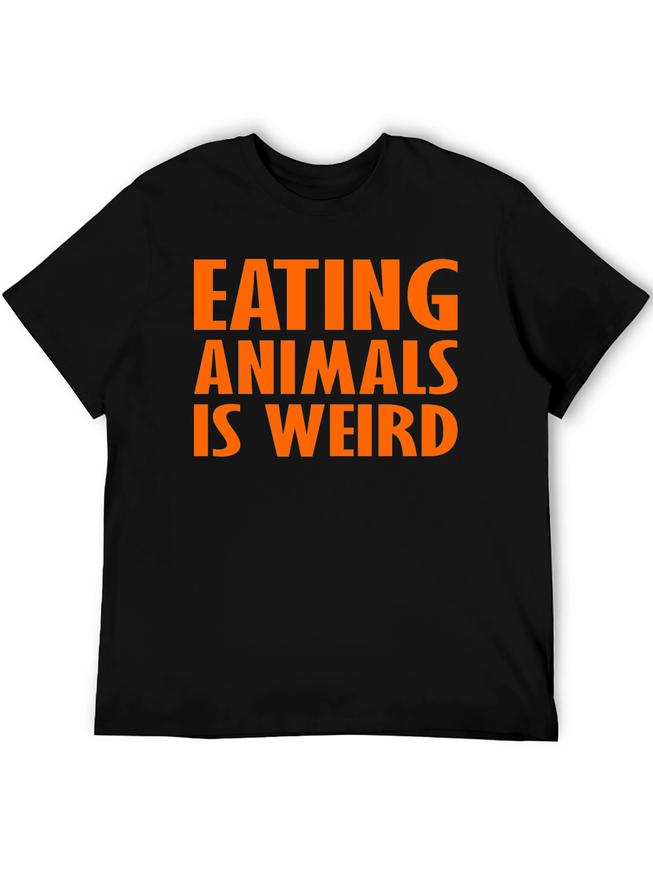 Black Eating Animals is Weird - Graphic Tee view 5