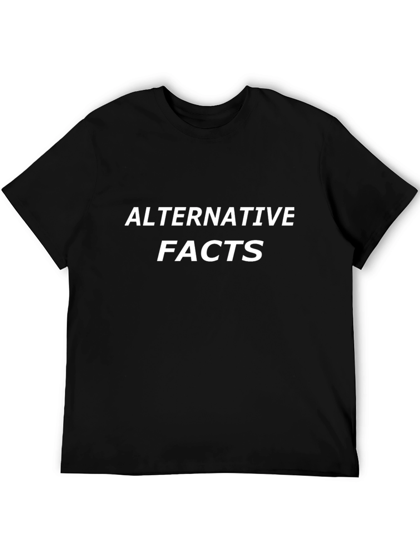 Black Alternative Facts Graphic Tee - Black view 5