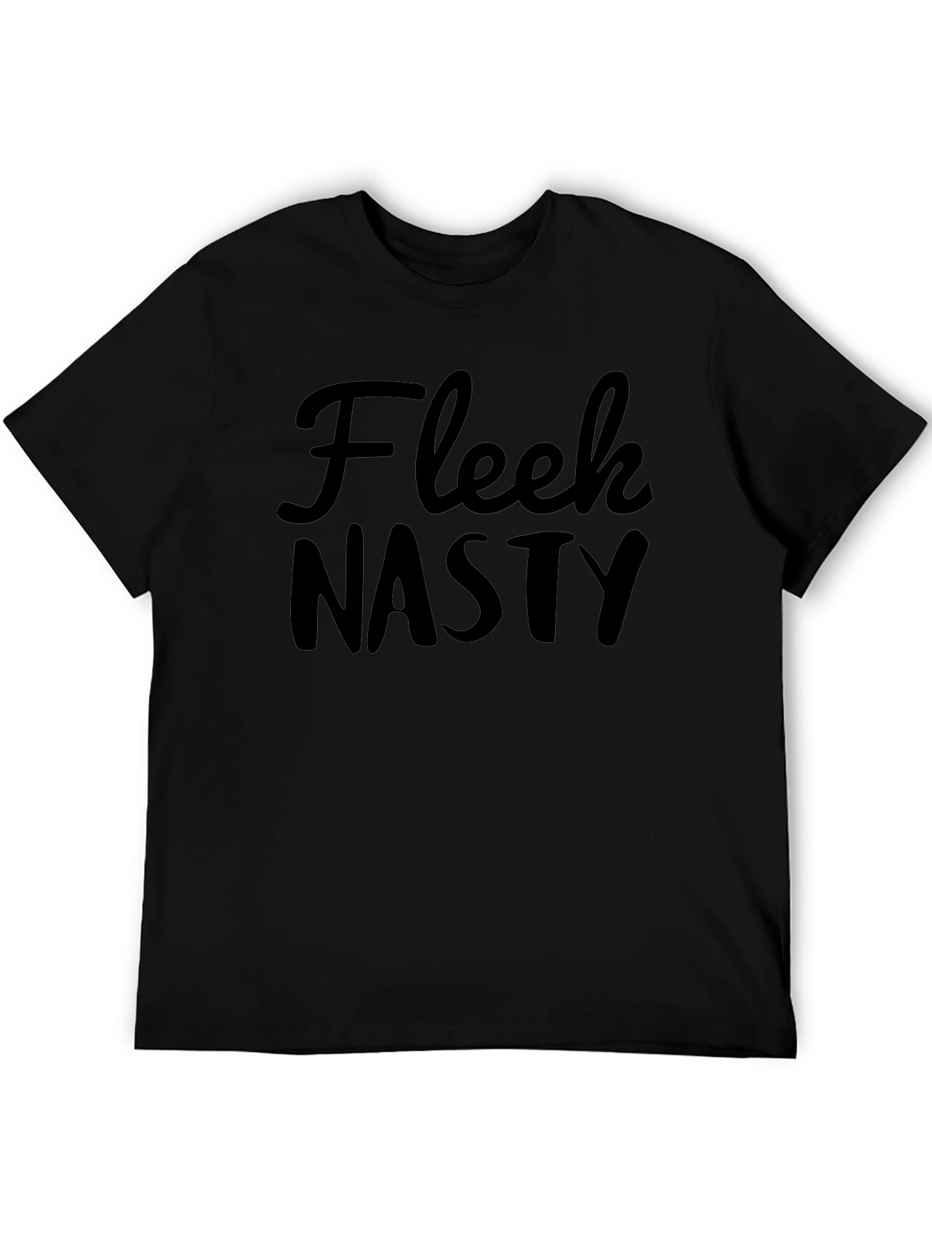 Black Fleek Nasty Black Graphic Tee - Stylish Men's Casual Shirt view 5