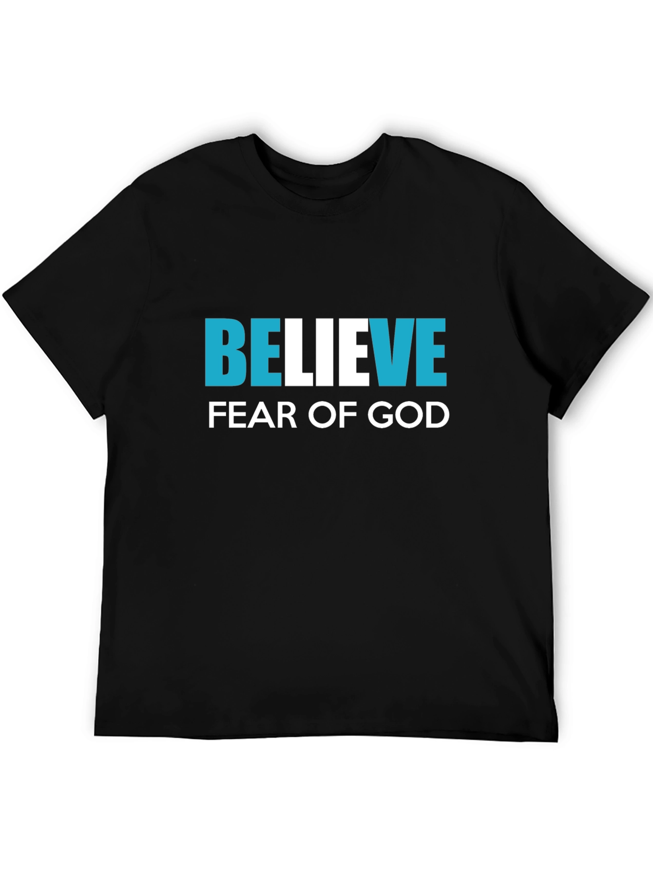 Black Believe Fear of God Graphic Tee view 5