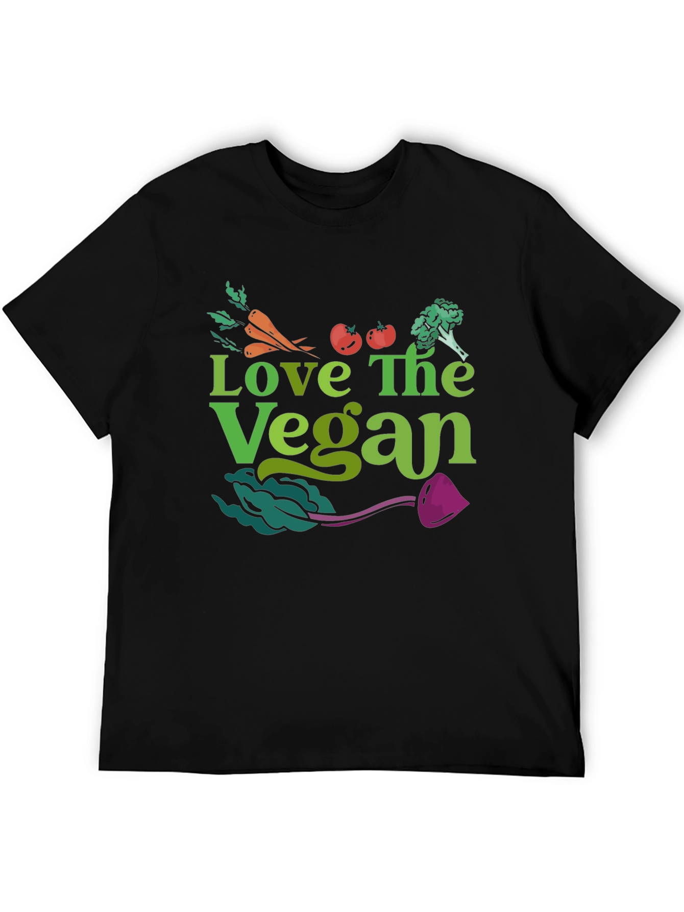 Love The Vegan Graphic T-Shirt - 5