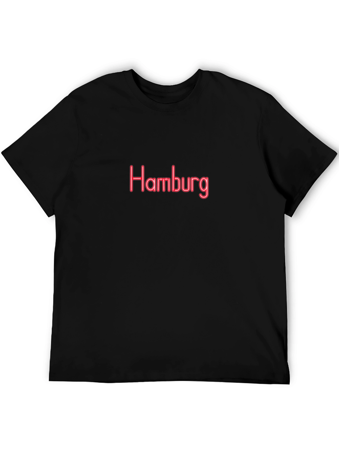 Black Hamburg Neon T-Shirt - Black view 5