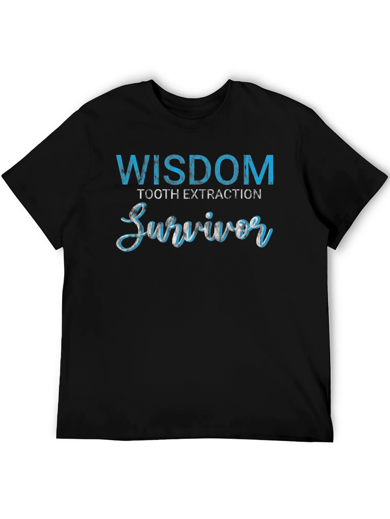 Black Wisdom Tooth Extraction Survivor T-Shirt view 5
