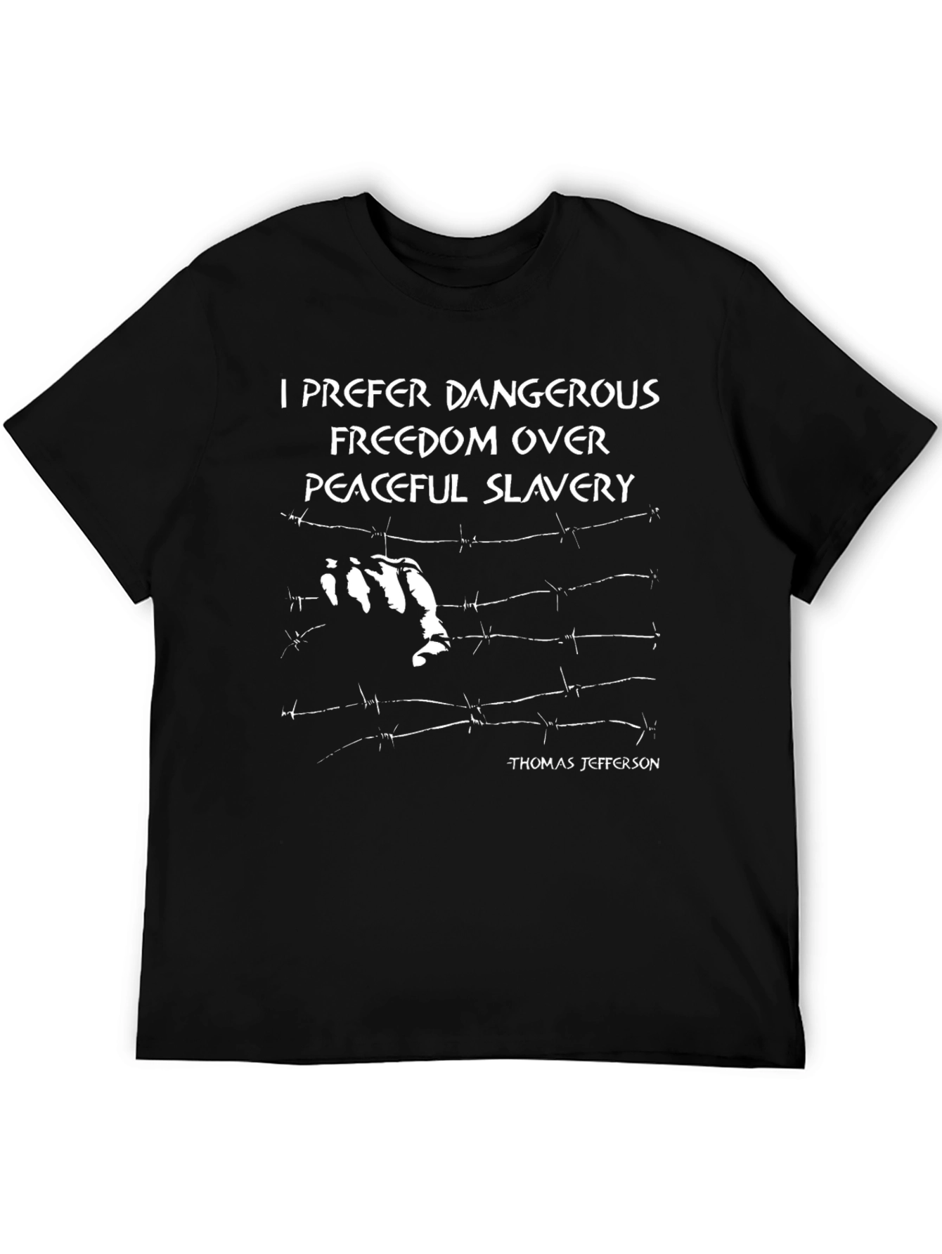 Black Dangerous Freedom T-Shirt view 5