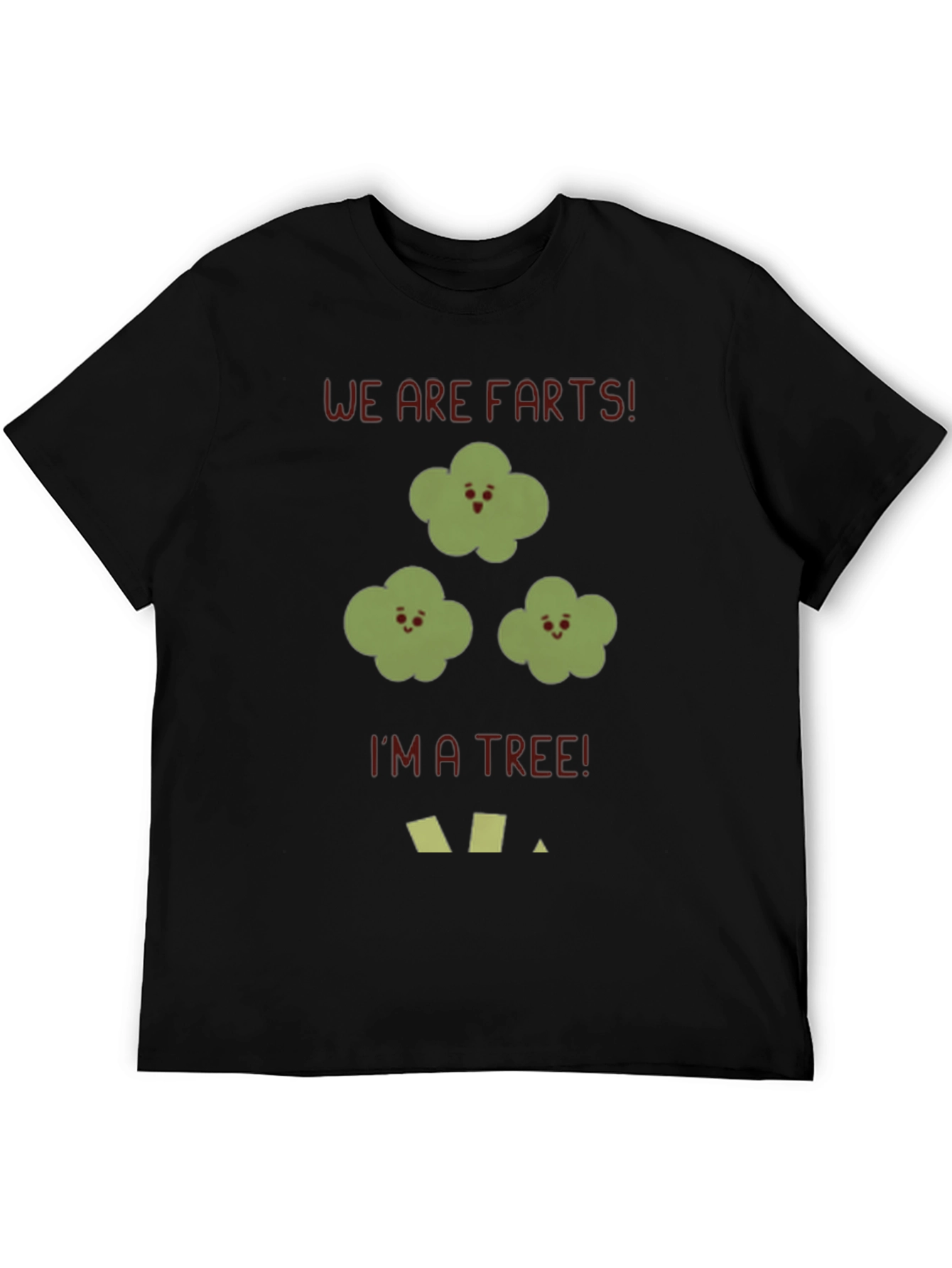 Black We are Farts! Funny Graphic Novelty T-Shirt view 5