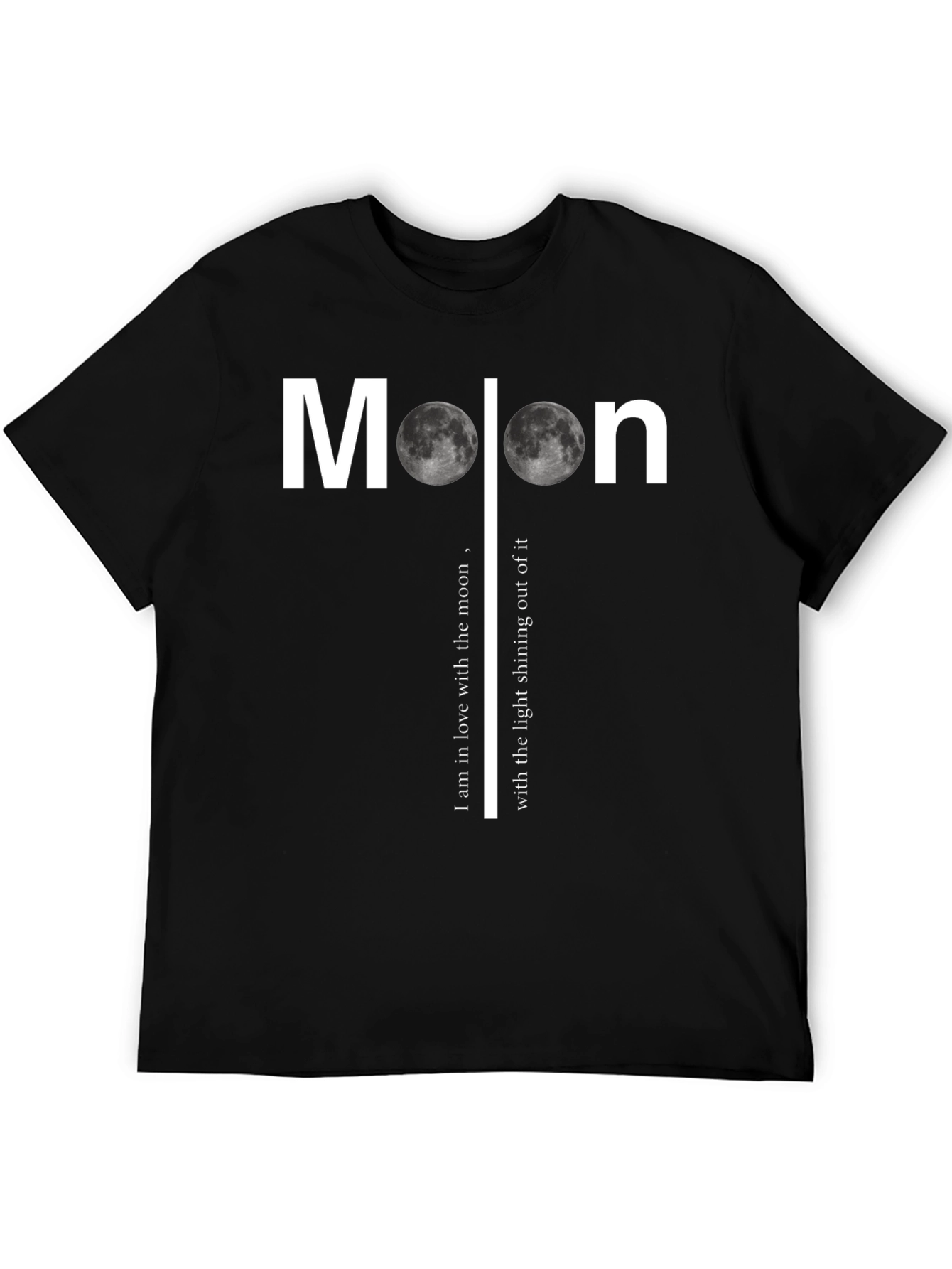 Black Moon Lover's T-Shirt - Black Graphic Tee view 5