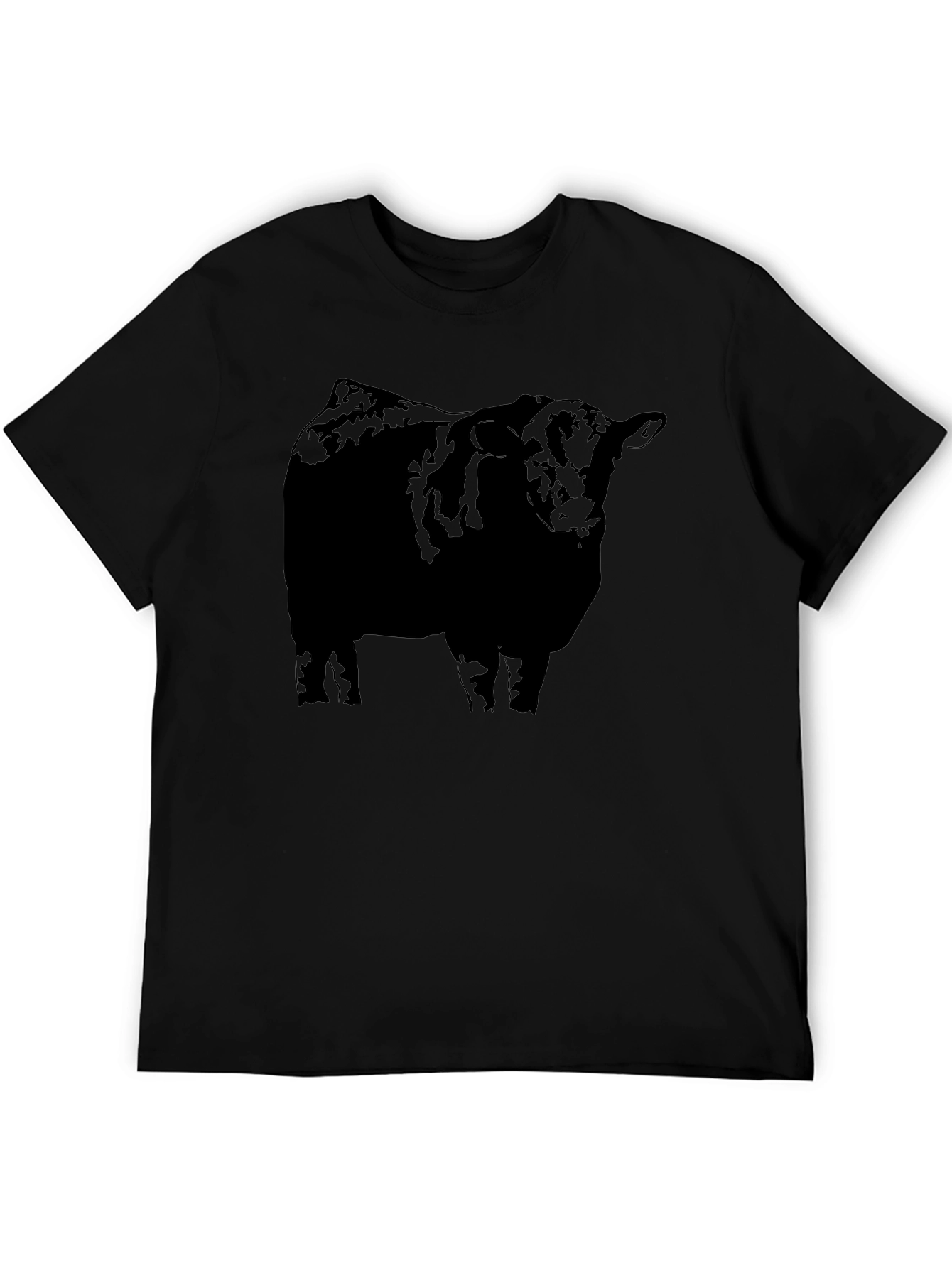 Black Black Angus Bull T-Shirt - Bold Graphic Tee view 5