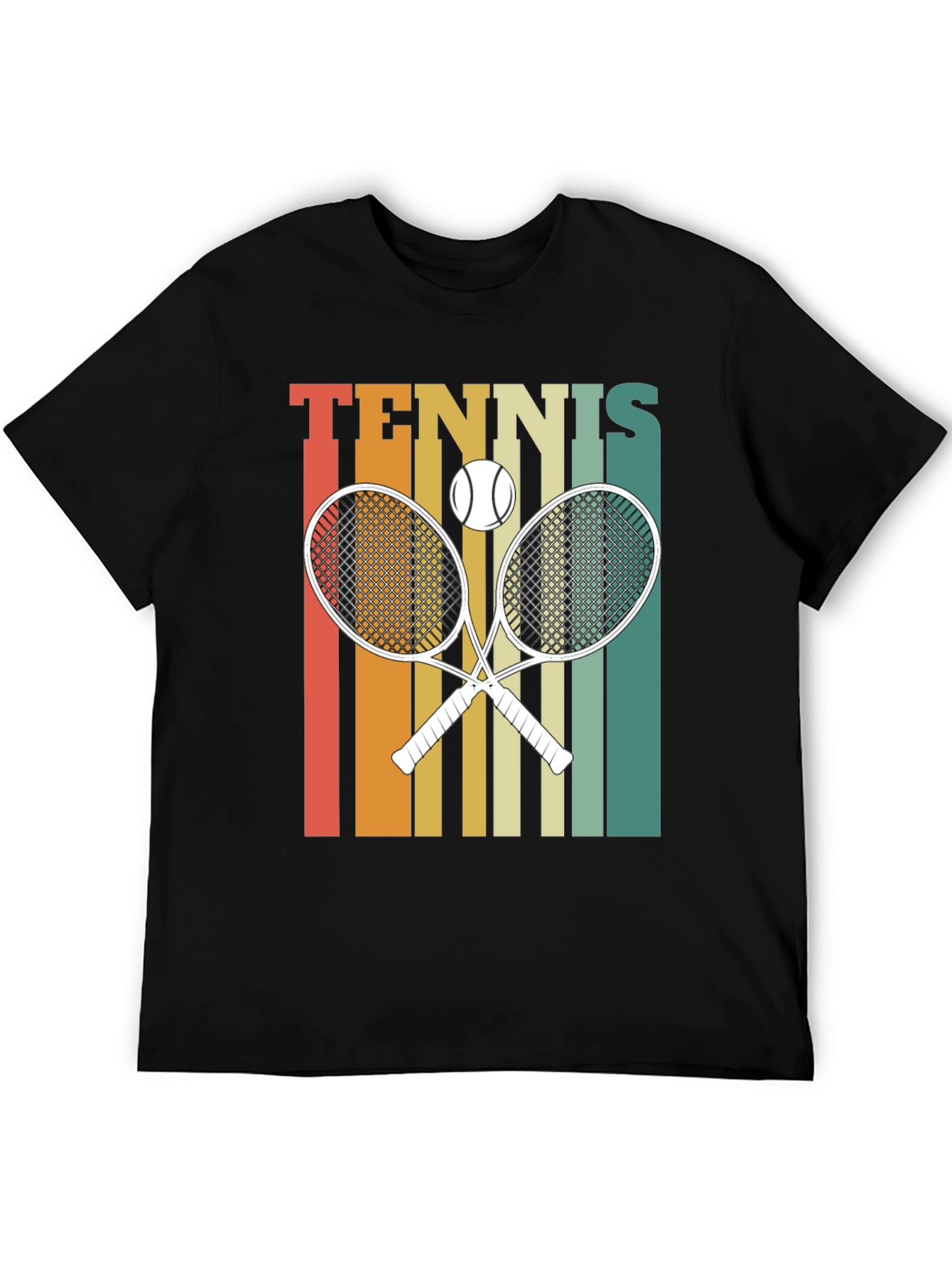 Retro Tennis Graphic T-Shirt - 5