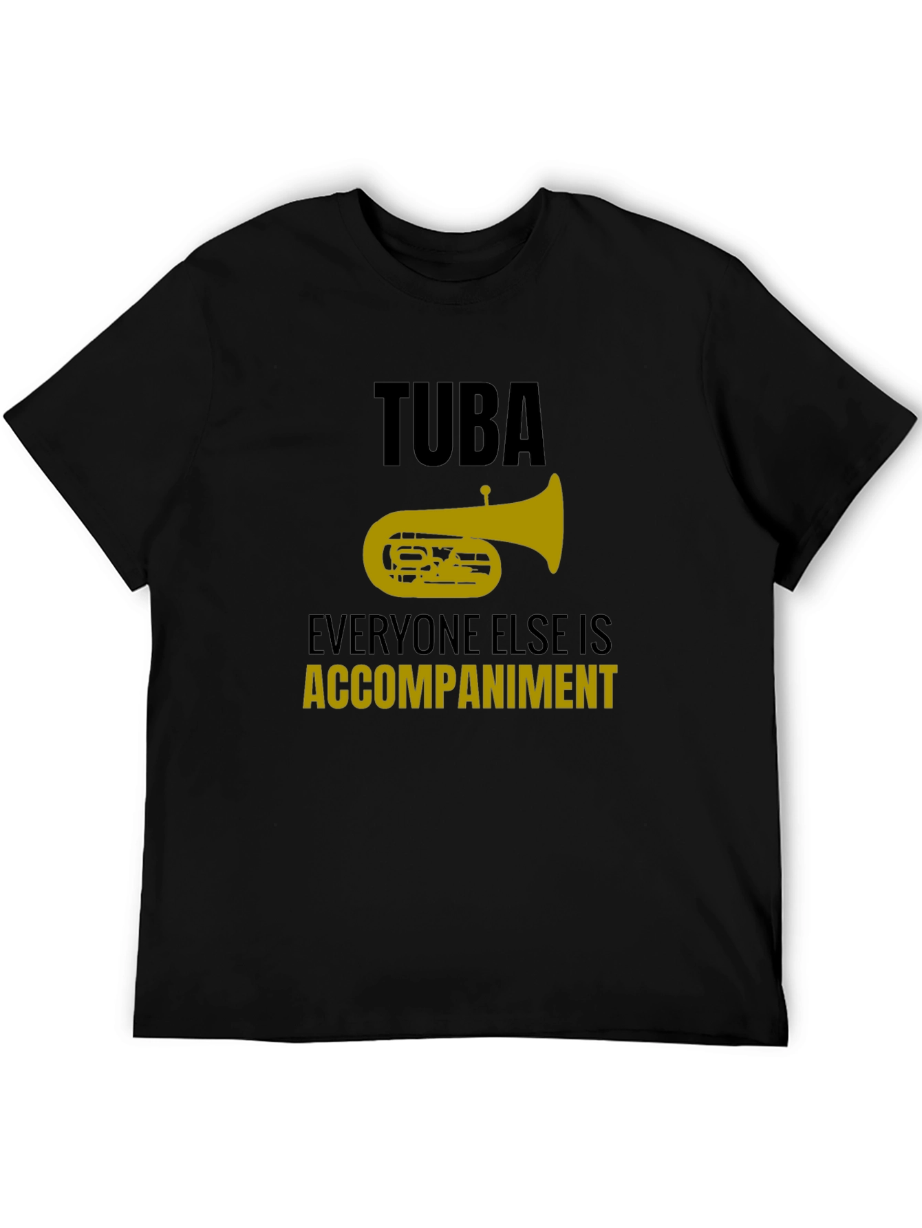 Black Tuba Accompaniment T-Shirt view 5