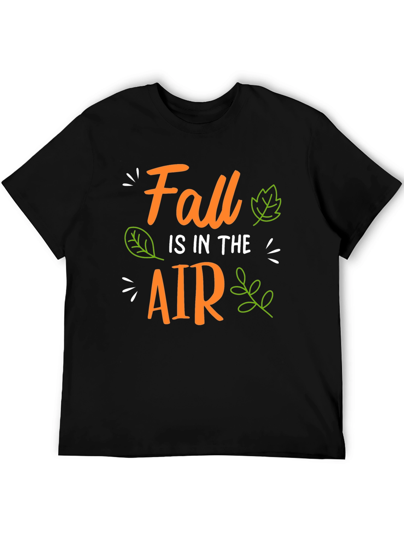 Black Fall Is In The Air Graphic Tee view 5