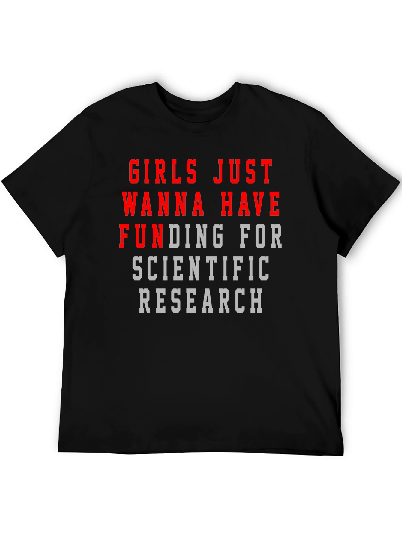 Black Girls Just Wanna Have Funding T-Shirt view 5