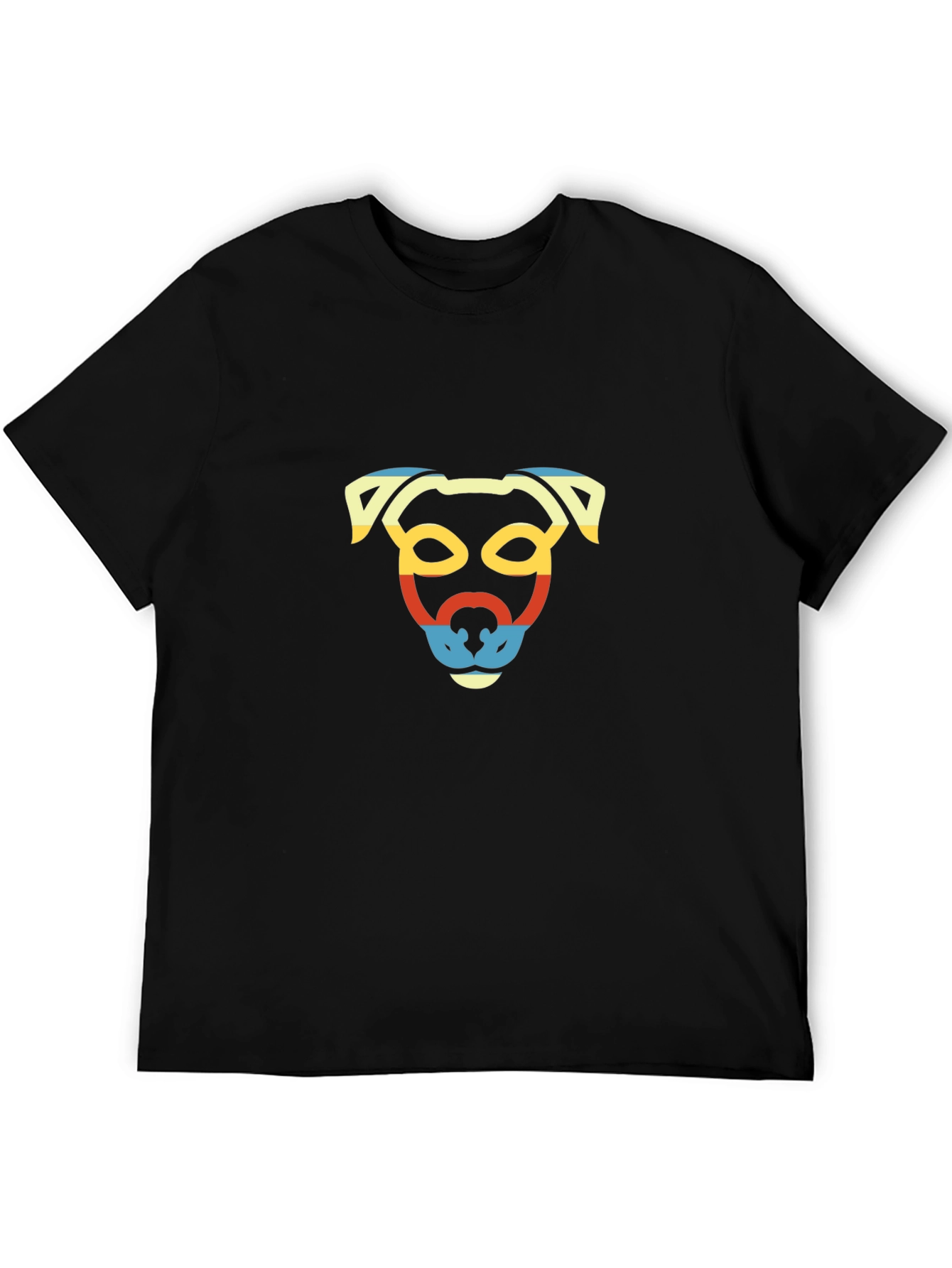 Black Retro Dog Graphic Tee - Stylish Unisex Cotton T-Shirt view 5