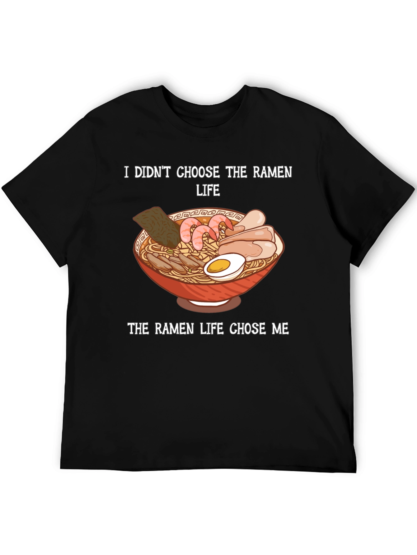 Black Ramen Life Black Graphic Tee view 5