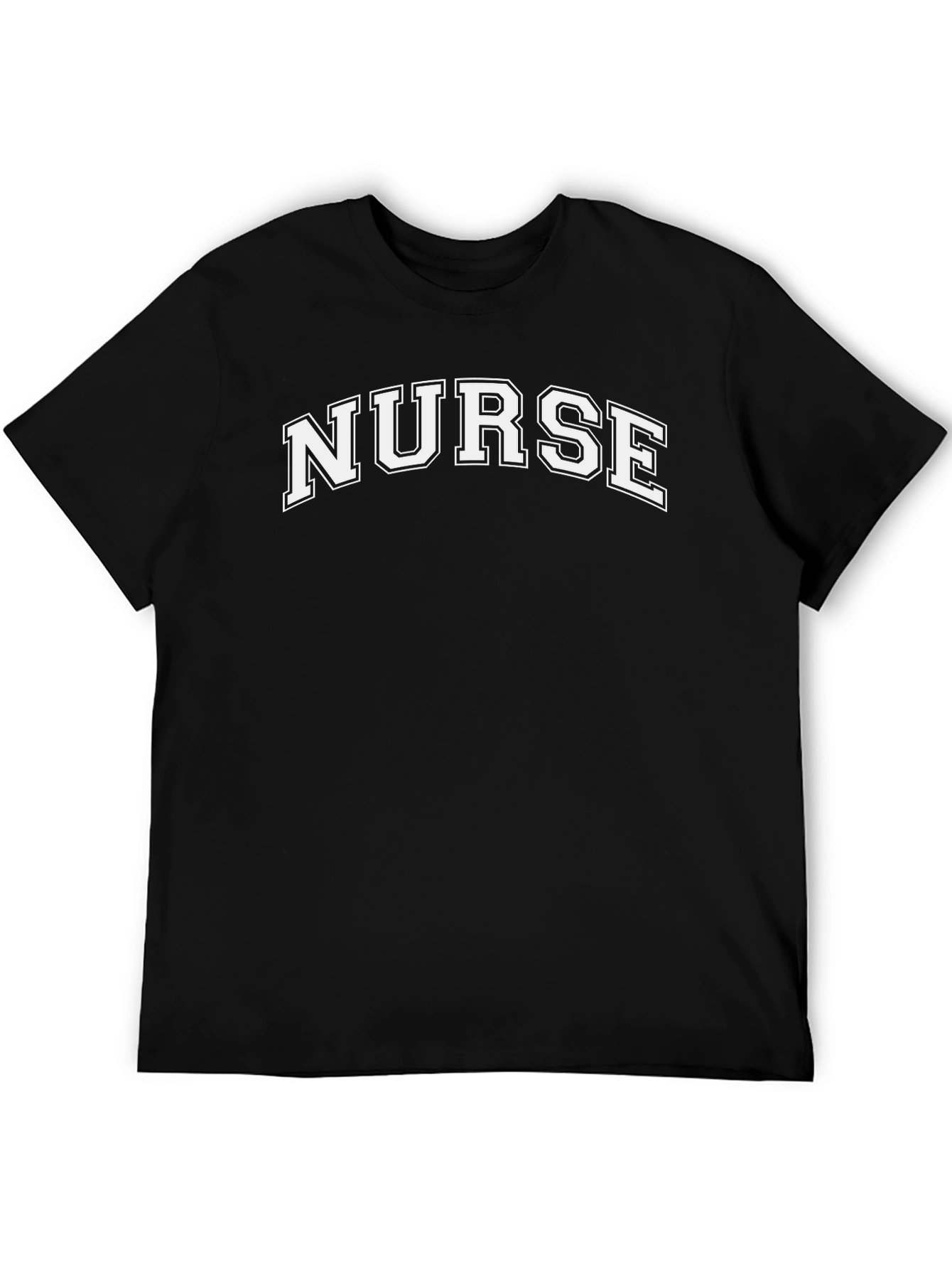 Black Nurse Graphic T-Shirt - Classic Black Tee view 5