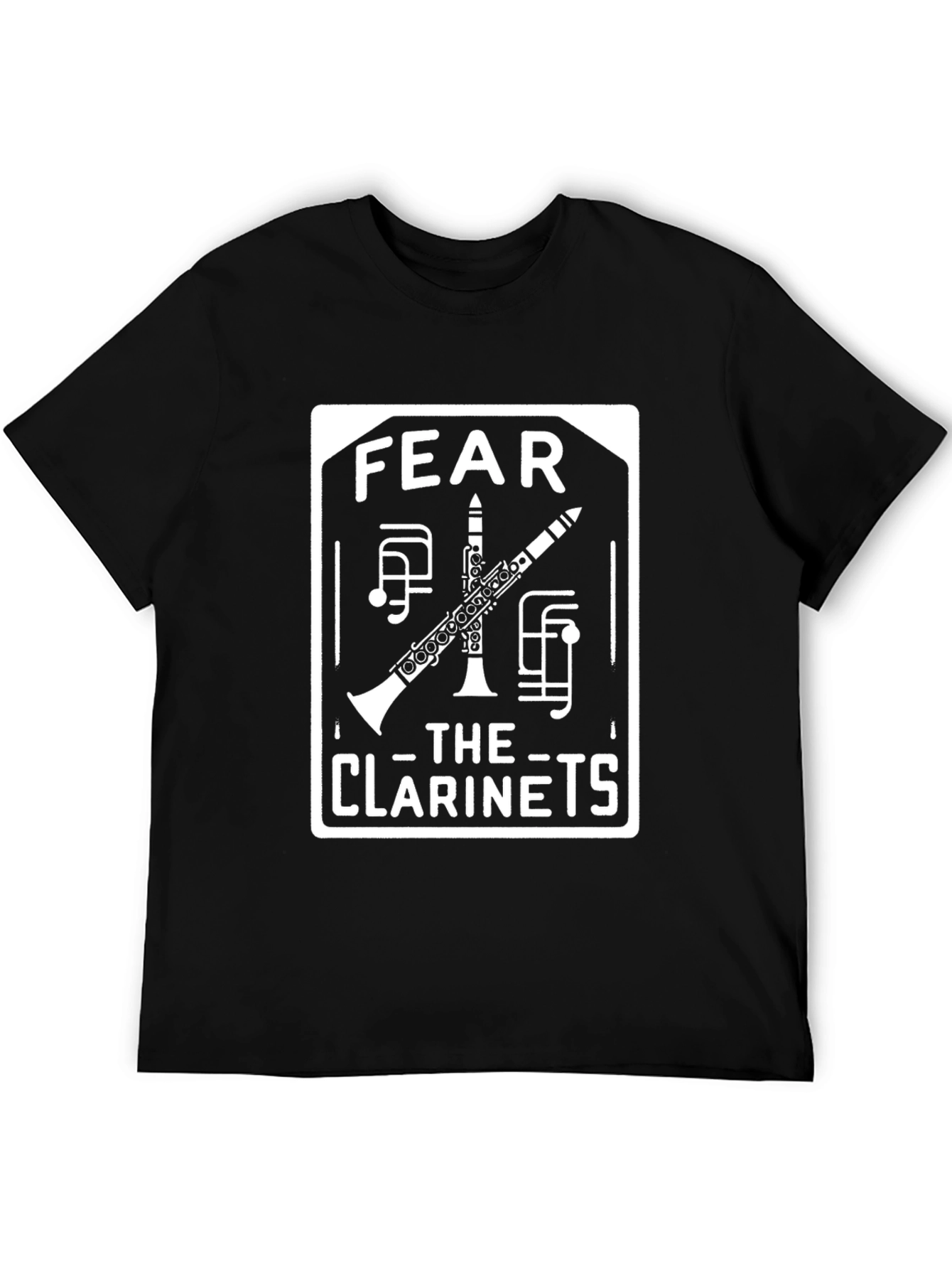 Black Fear The Clarinets Graphic T-Shirt view 5