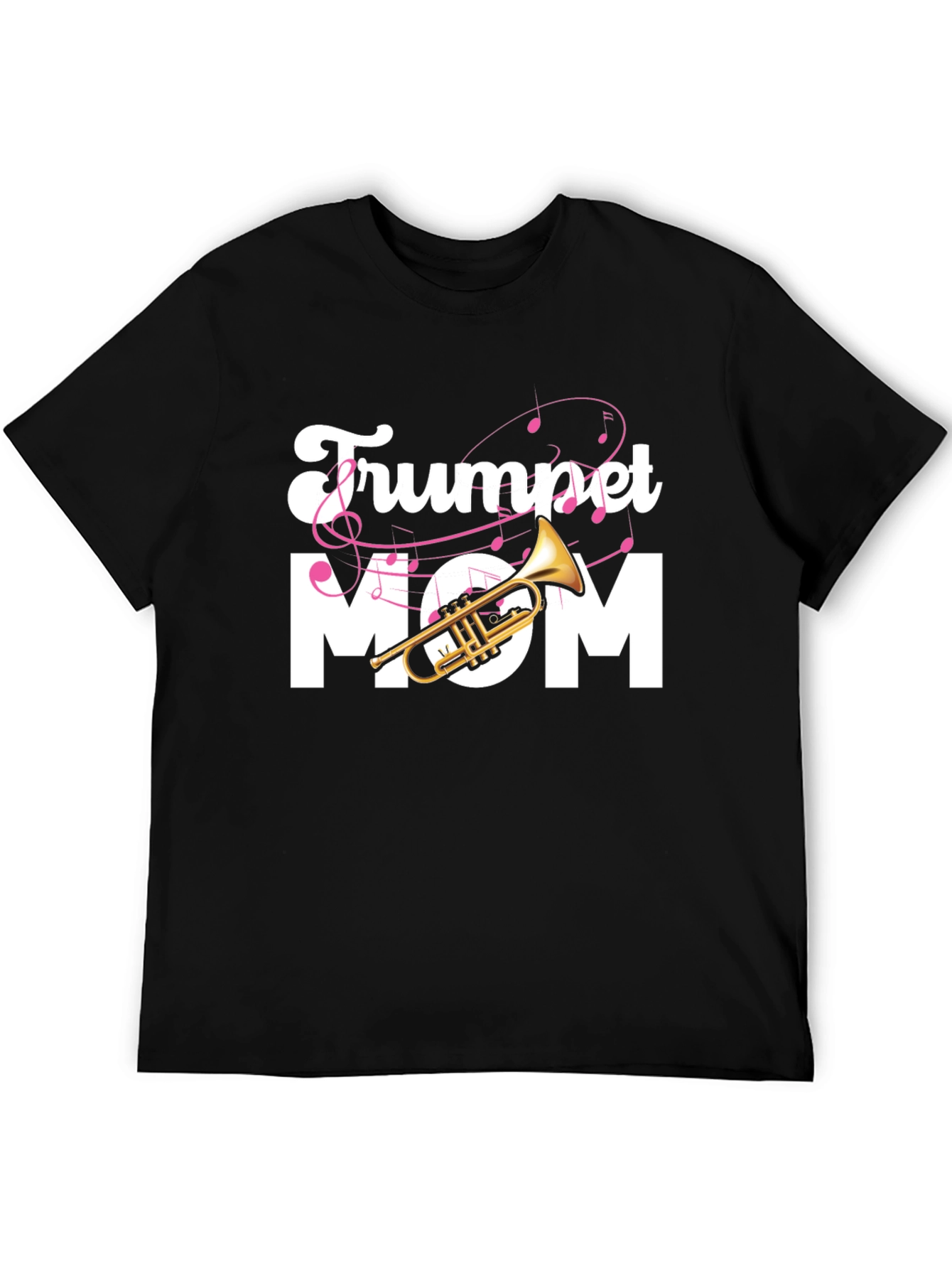 Black Trumpet Mom Graphic Tee view 5