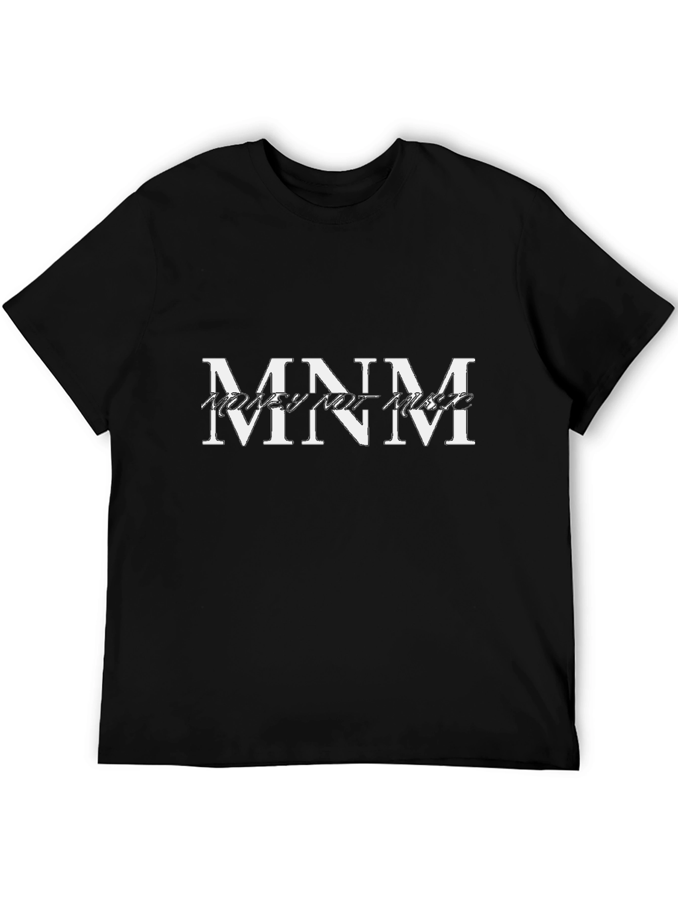 Black MNM Money Not Music Black T-Shirt view 5
