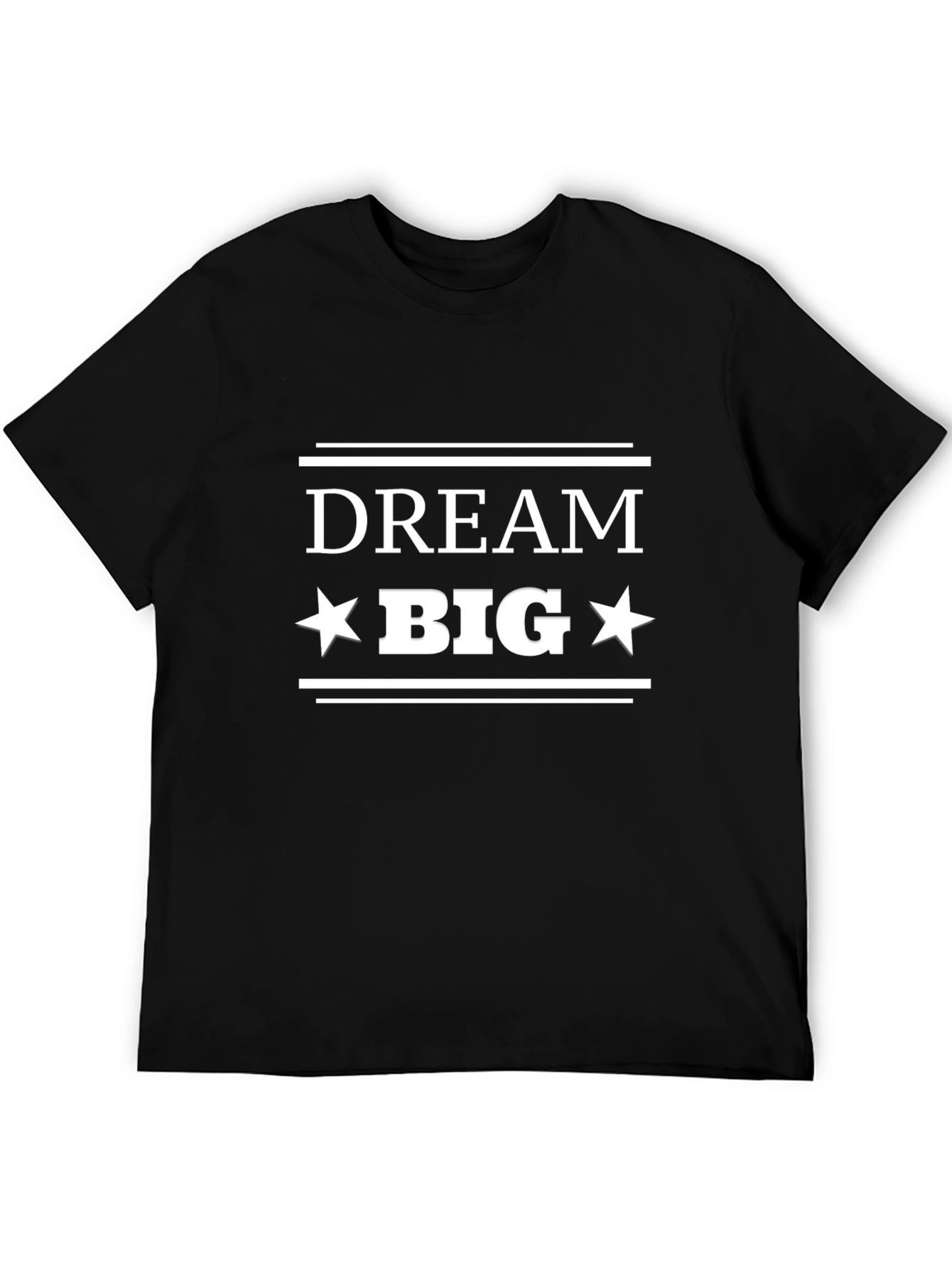 Black Dream Big Graphic Tee - Black view 5